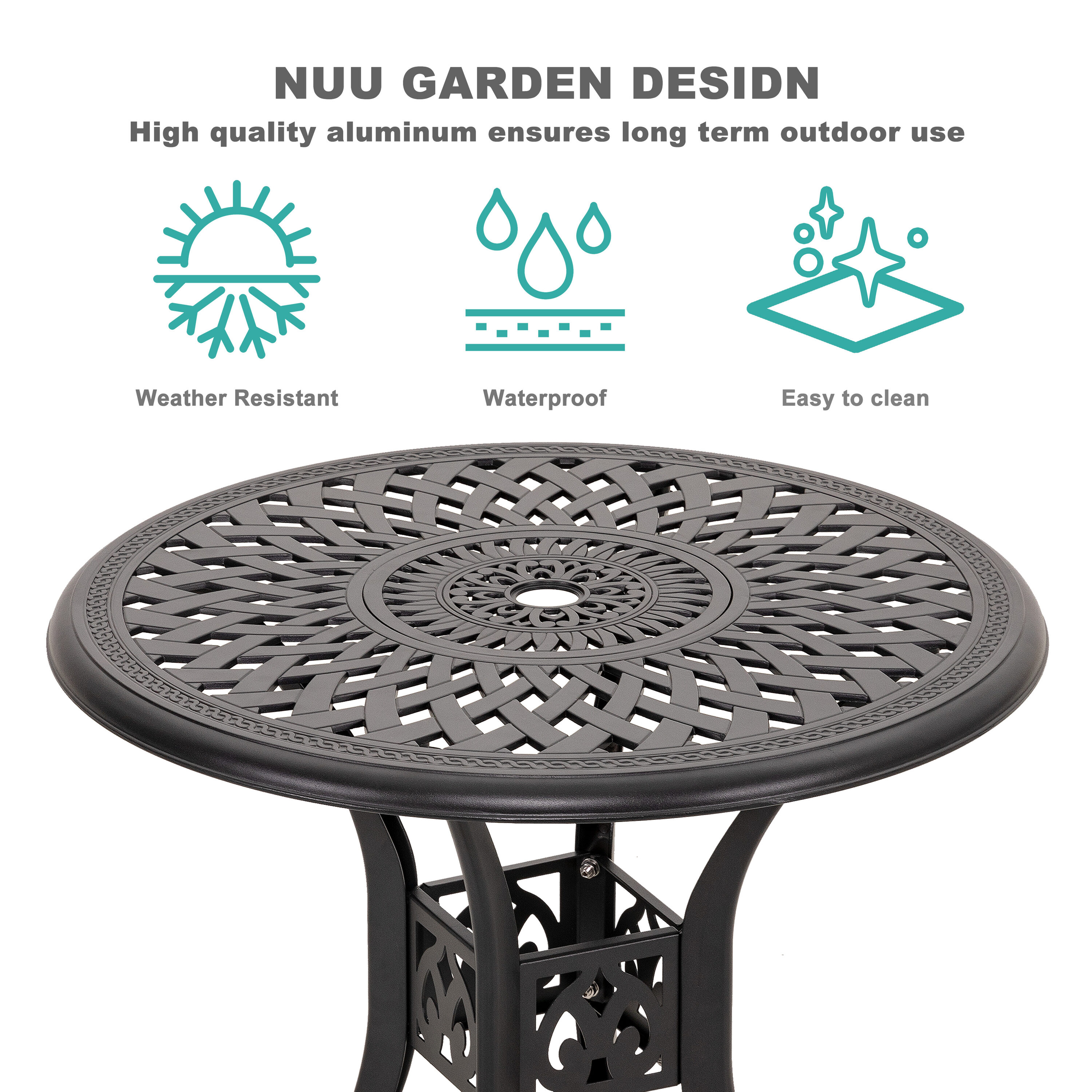 Nuu Garden CT005-WKL Patio-Tables - View #5