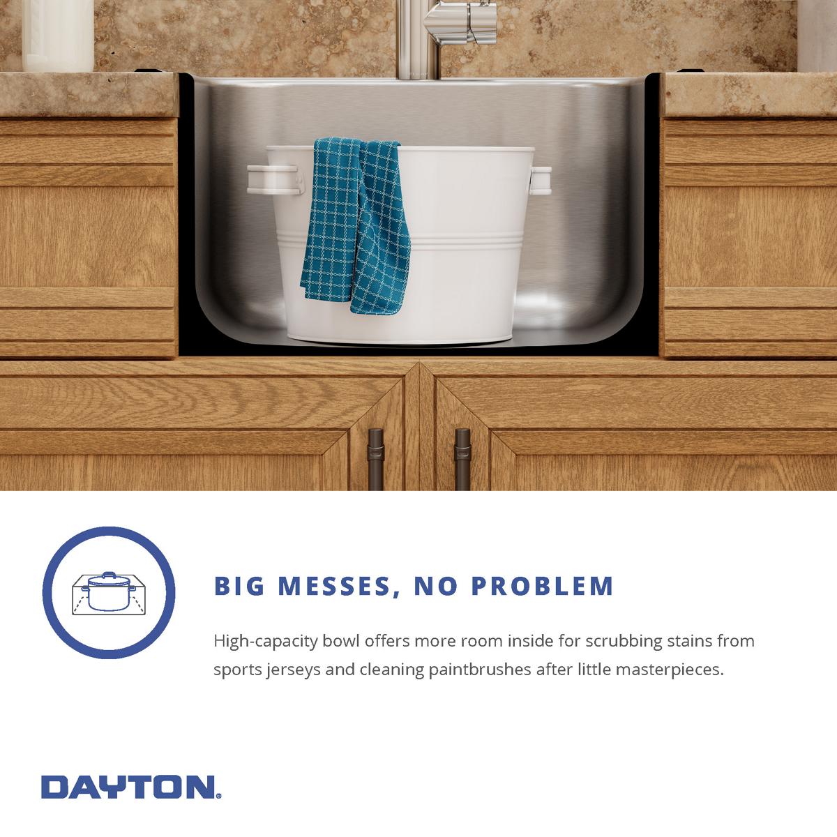 Elkay Dayton Stainless Steel Single Bowl Drop-In Laundry Sink