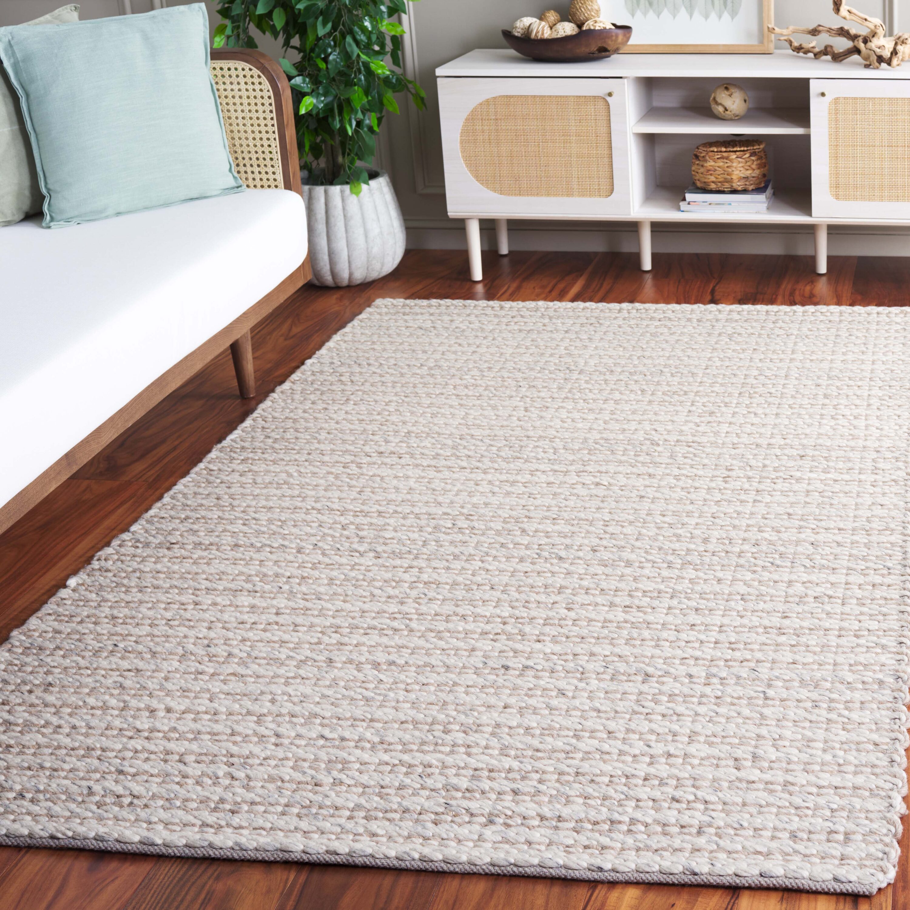 Safavieh Vermont 852 Brown/Silver Contemporary 4ft x 6ft Small ...