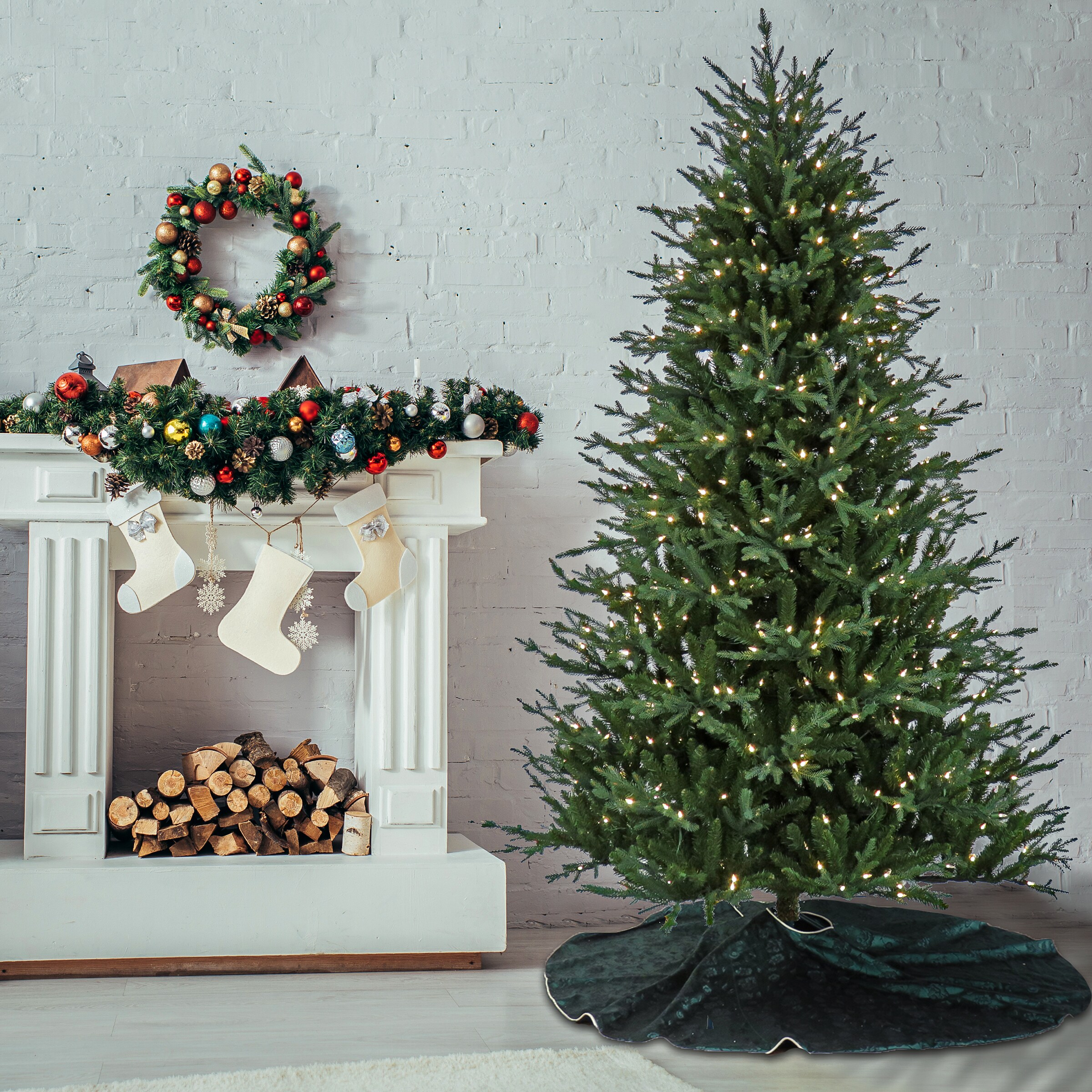 National Tree Company PEWF64-300L-75 Artificial-Christmas-Trees - View #2