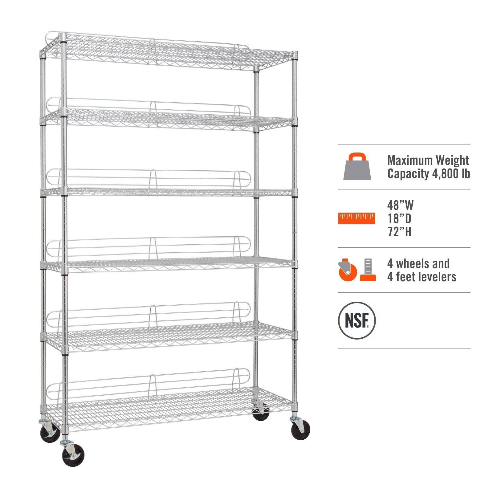 TRINITY TBFC-0907 Free-Standing-Shelving - View #4