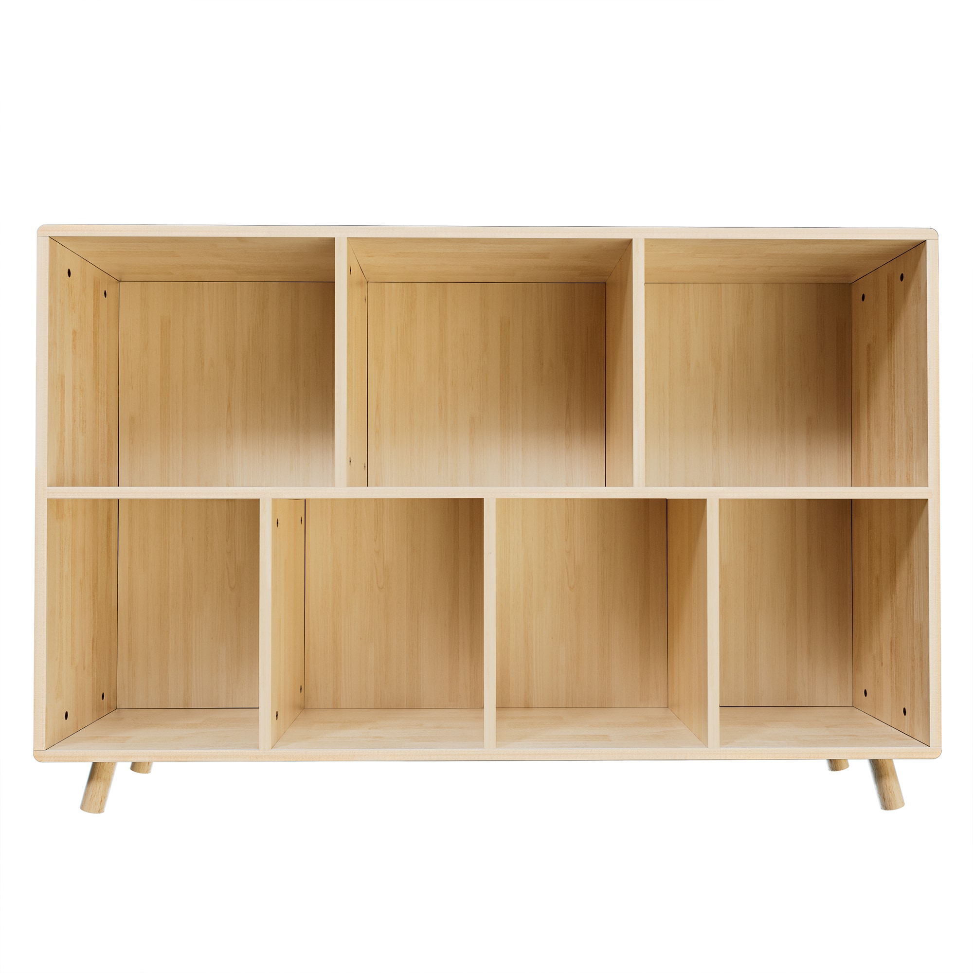 Blisstyle - 45.47-in W x 29.13-in H Wood Natural Rustic Pine Freestanding Utility Storage Cabinet