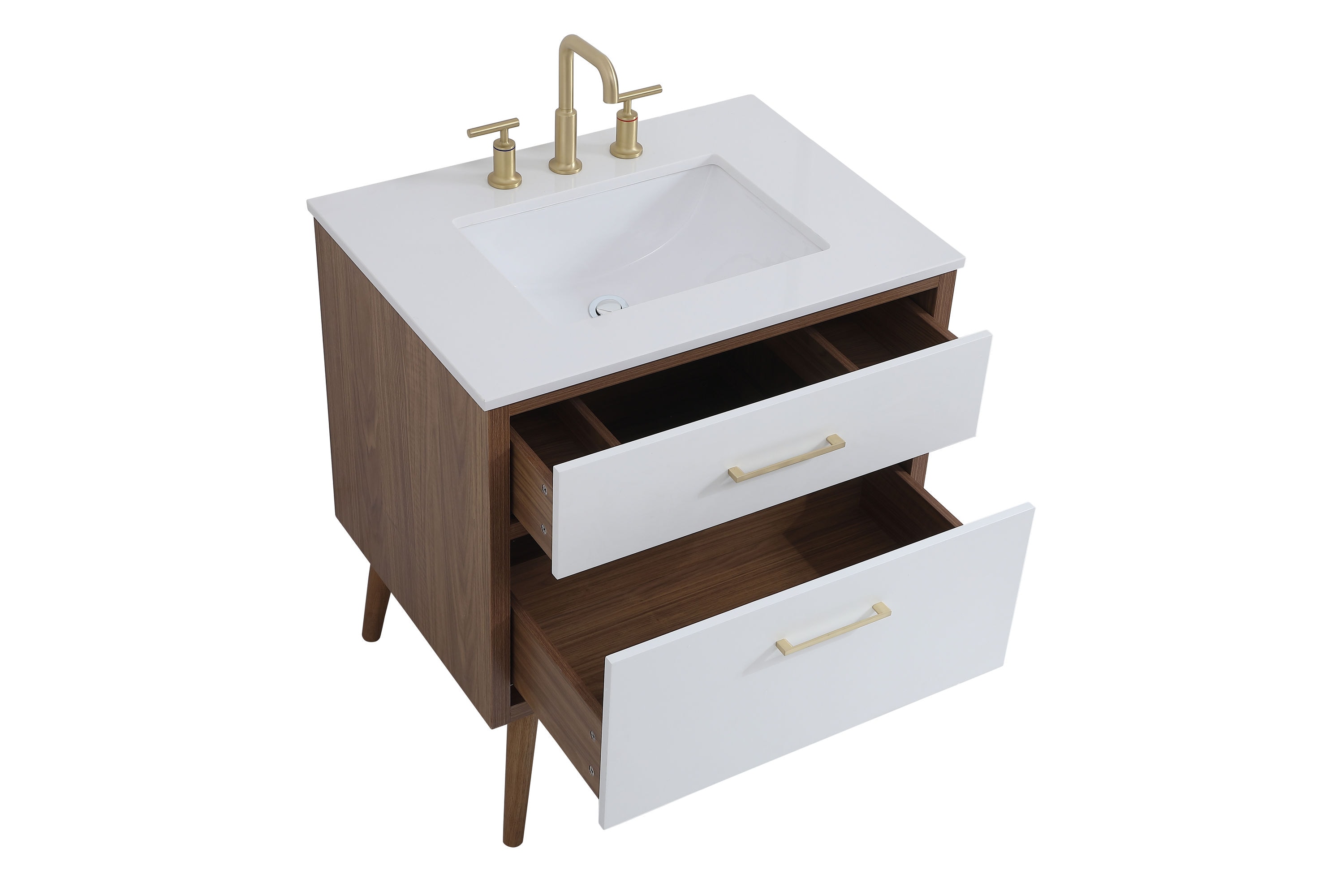 Elegant Decor HF123090WH Bath-Vanity-Combo - View #10