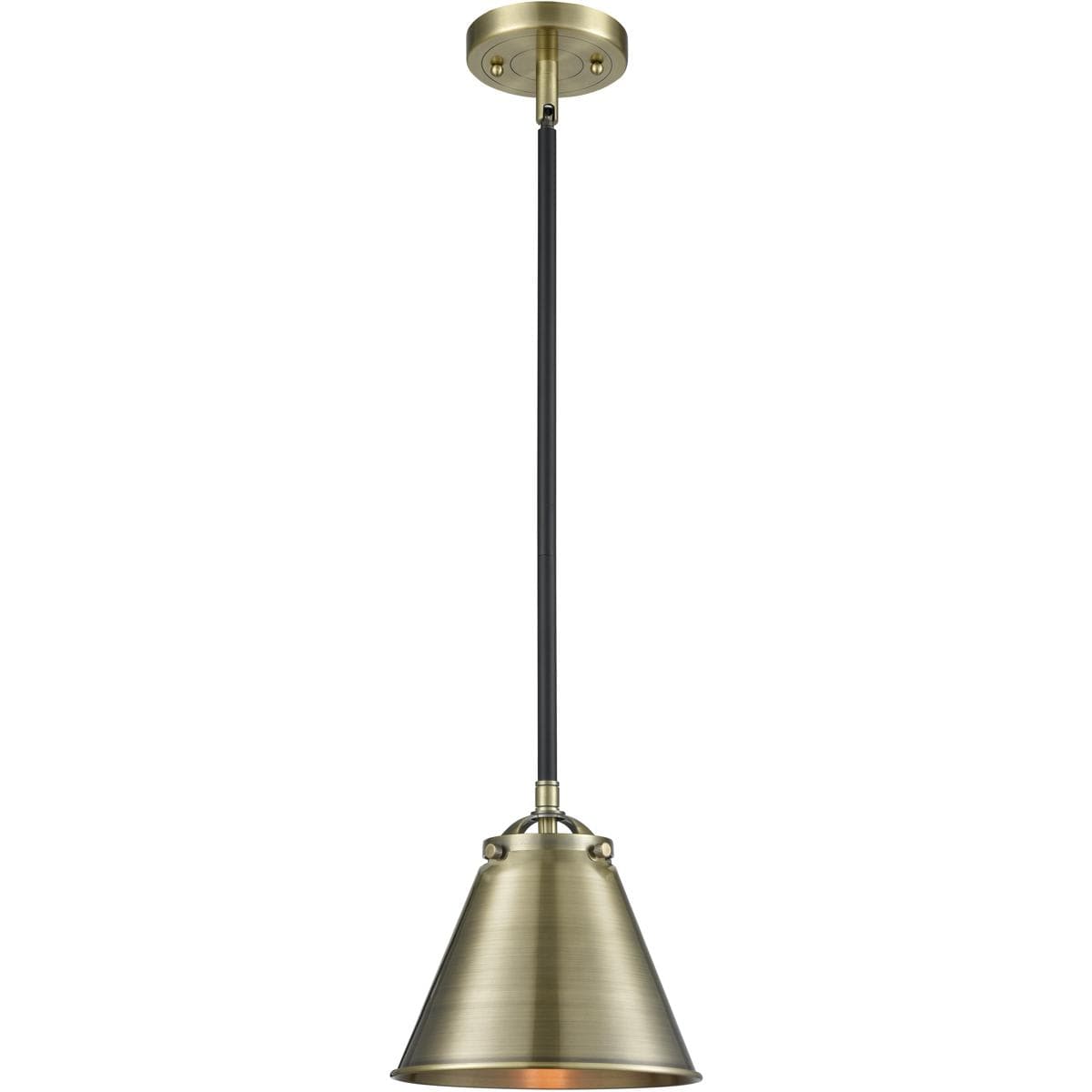 Innovations Lighting 1748823 284-1S-BAB-M13-AB-LED Nouveau Appalachian Mini Pendant