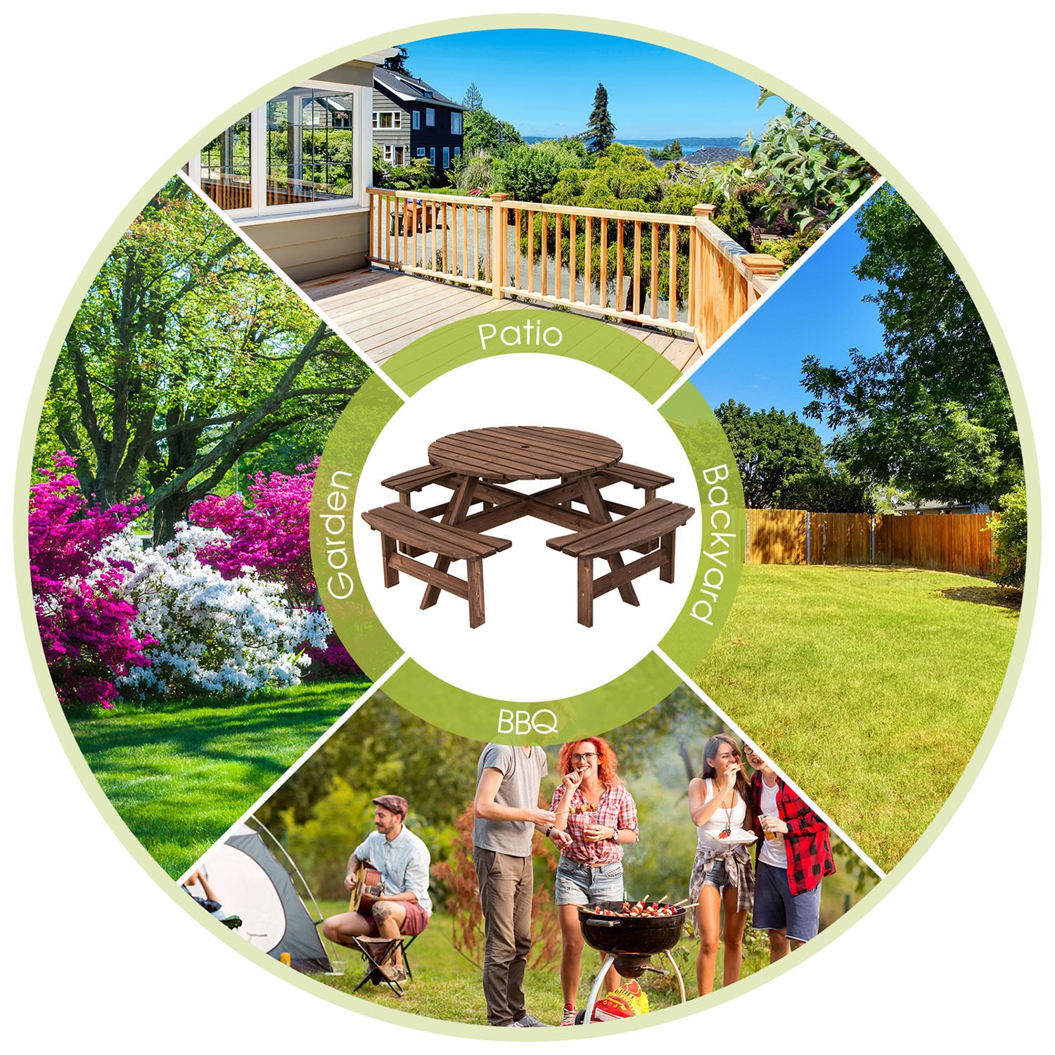 Clihome CL-70444+ Picnic-Tables - View #9