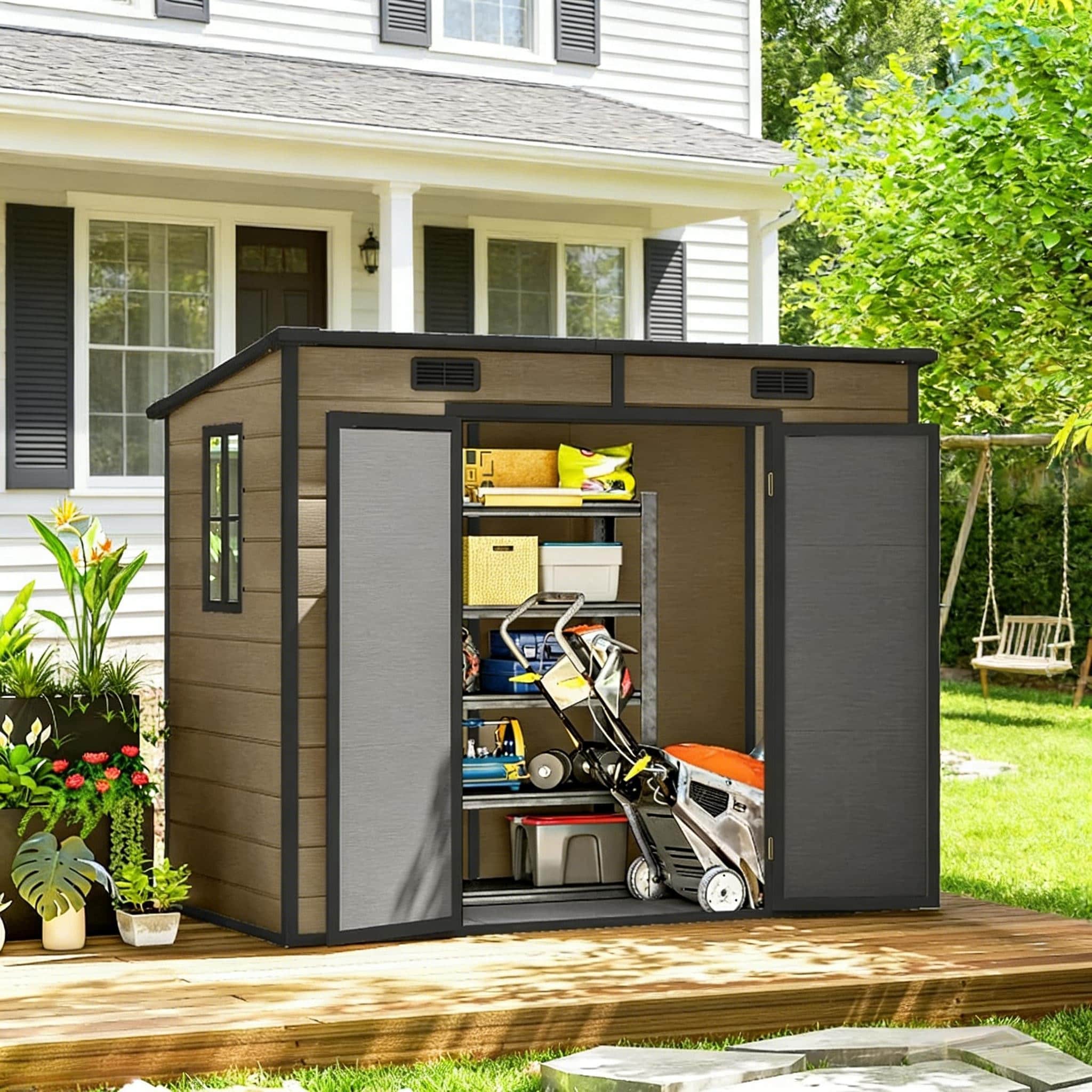 Ayelon GS6S0010 Vinyl-Resin-Storage-Buildings - View #6