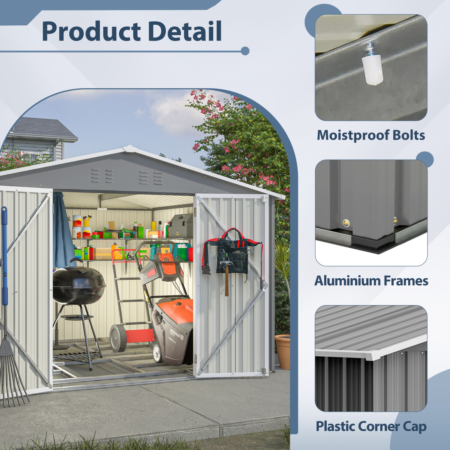 Streamdale Furniture W2505S00036 Metal-Storage-Buildings-Sheds - View #3