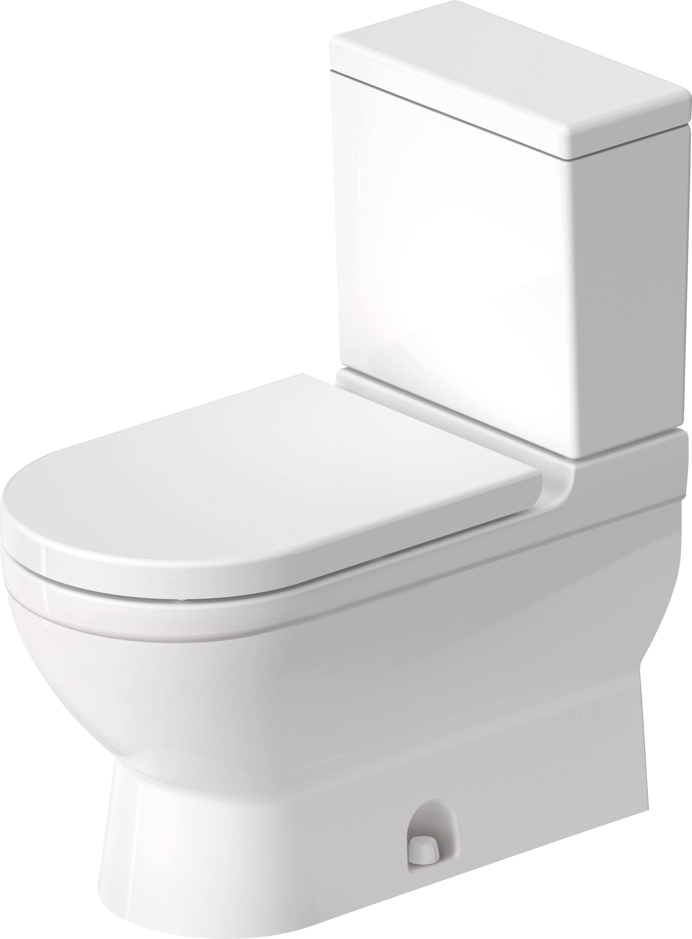 Speels Lichaam Isoleren Duravit Starck 3 White Elongated Standard Height 2-piece WaterSense Toilet  12-in Rough-In in the Toilets department at Lowes.com
