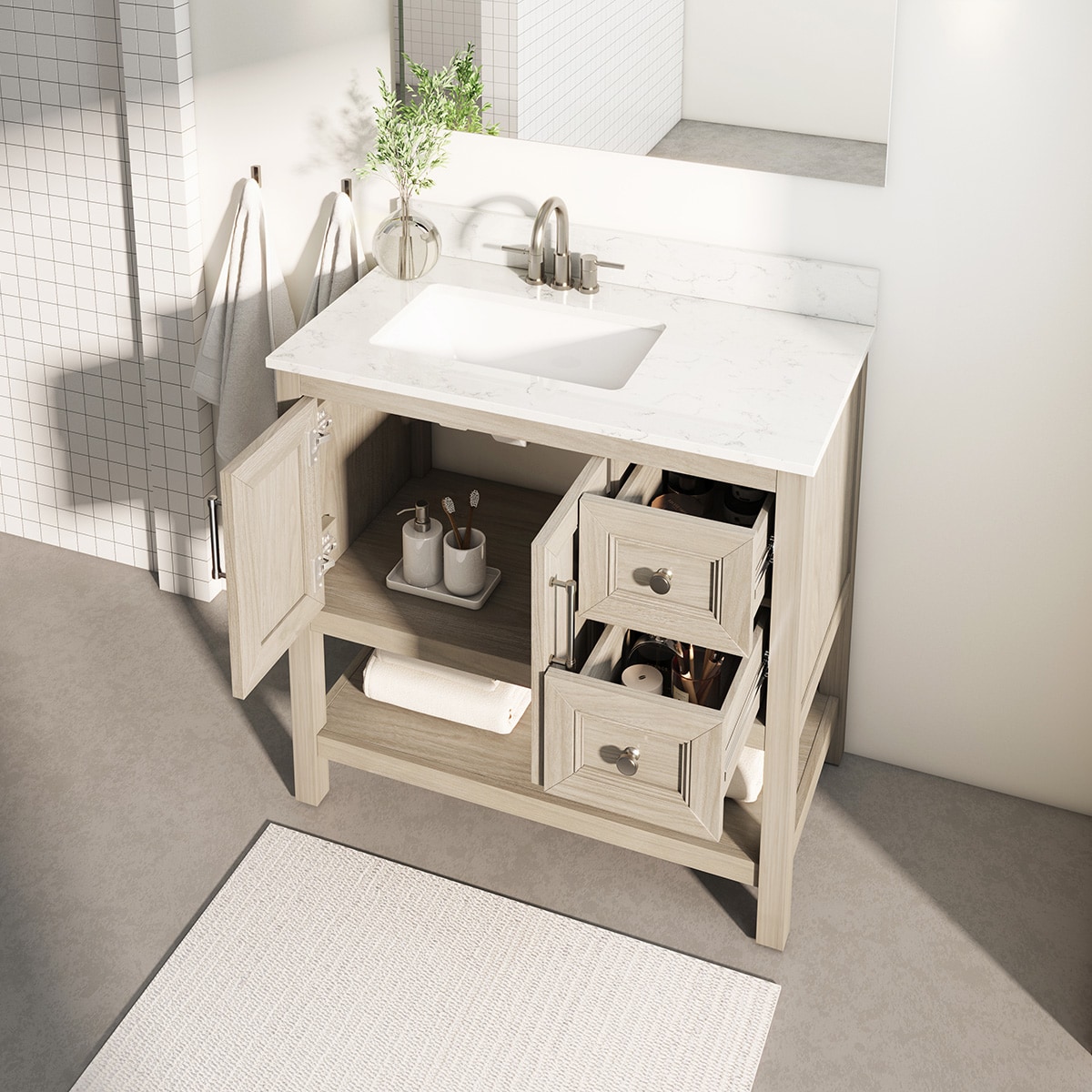 Style Selections LOWE36VLW Bath-Vanity-Combo - View #6