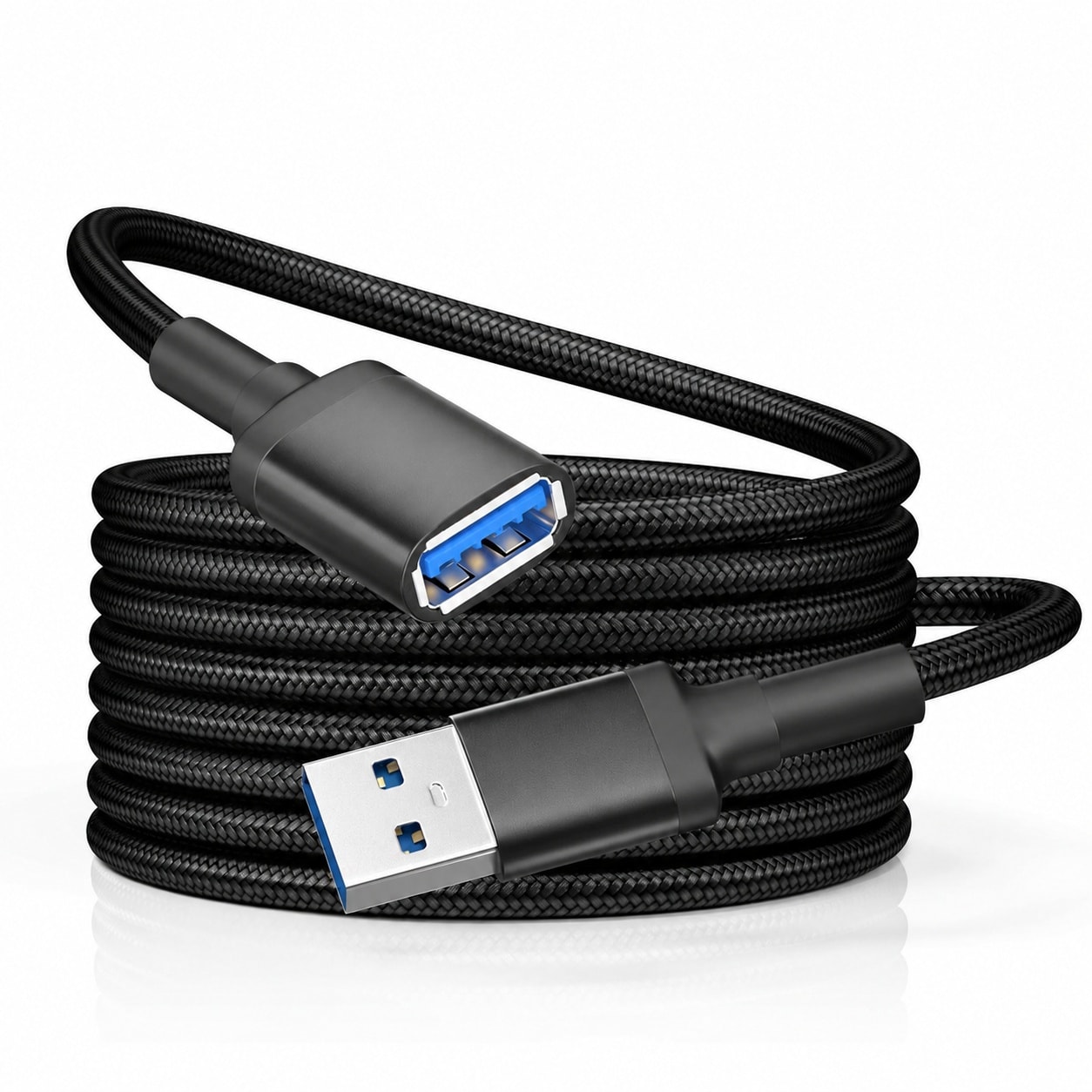 AOIZGMY  6FT USB Extension Cable USB 3 0 Extension Cord Type A Male to Female 5Gbps Data Transfer for Keyboard Mouse Playstation Xbox Flash Drive