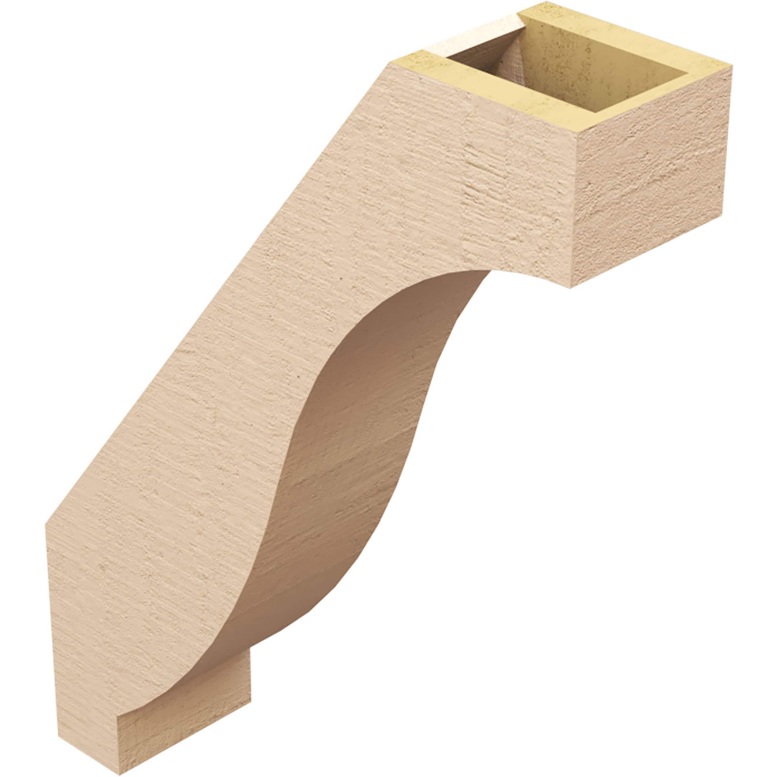 Ekena Millwork BRCUR05X18X24BKRRCPR braces - View #12
