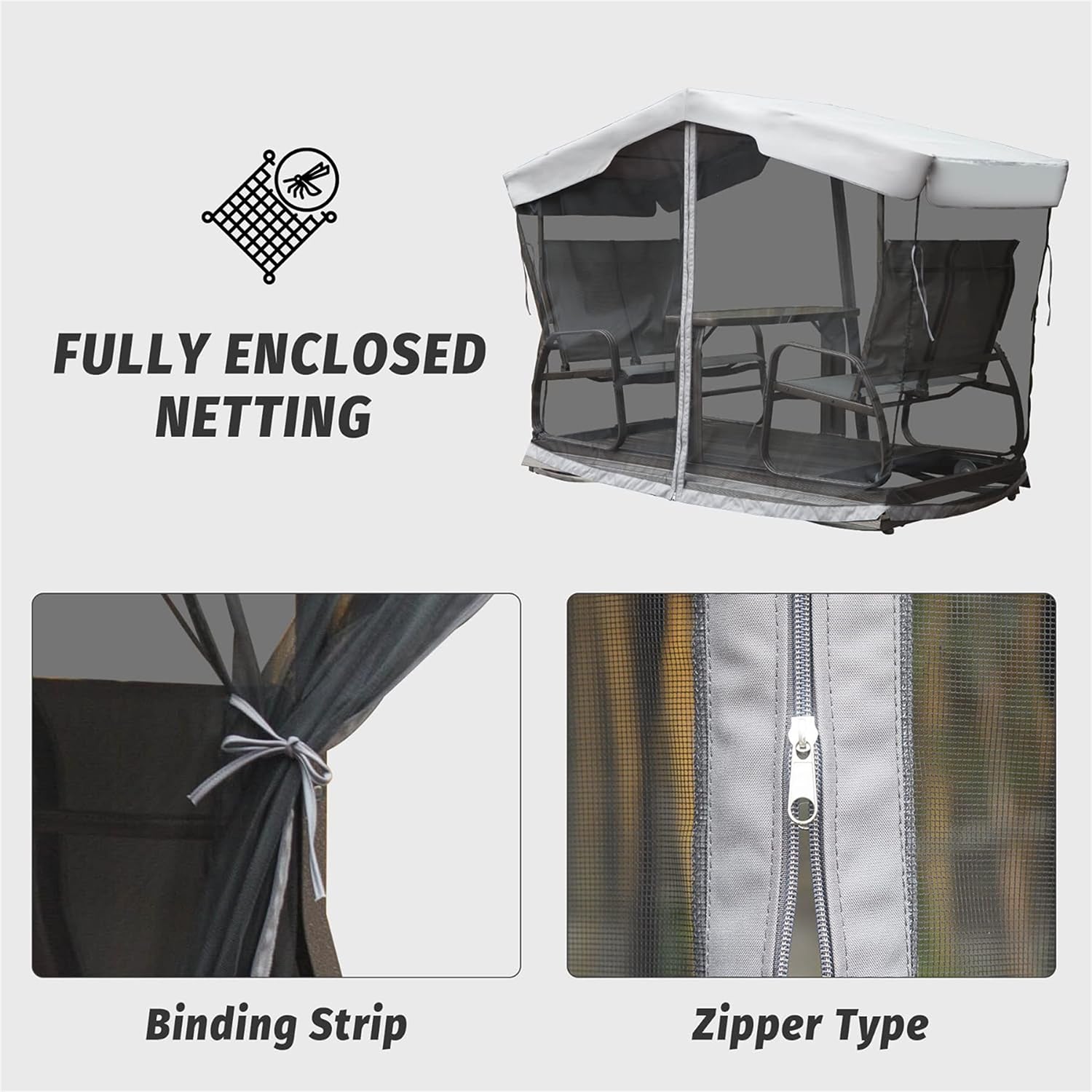 Mondawe MD-DM00045 Wood-Resin-Gazebos - View #2