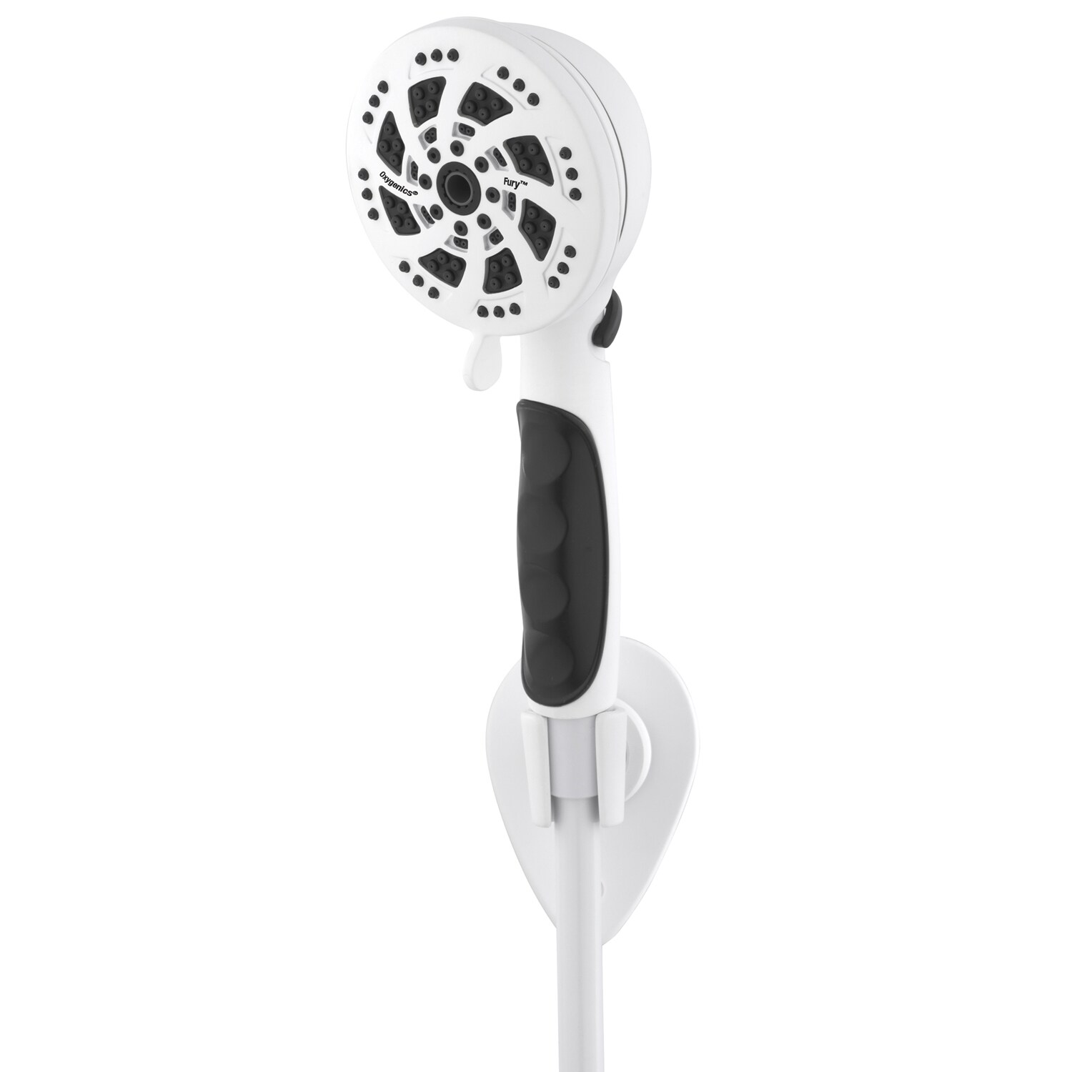 Oxygenics Fury RV White Handheld Shower Head with 72-Inch Hose