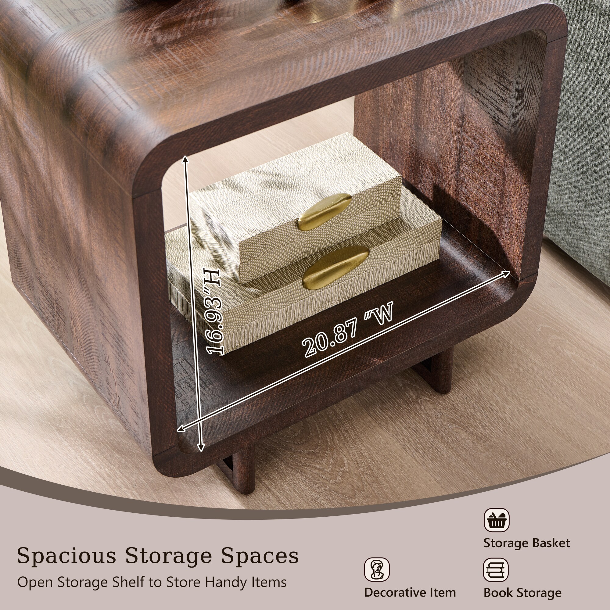 DecorUHome GHJ5010-BR-2PC-PRO nightstands - View #8