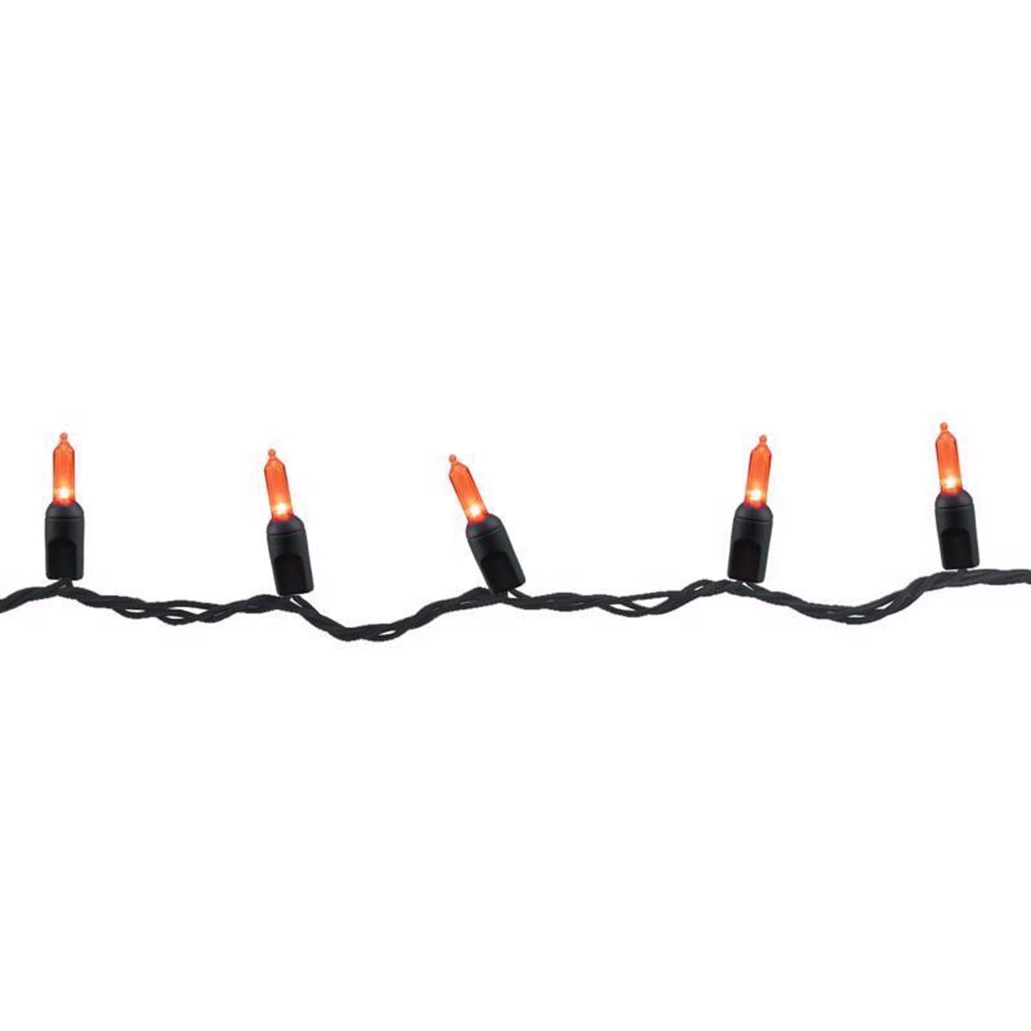 Celebrations  Orange 100 ct LED Mini Halloween String Lights
