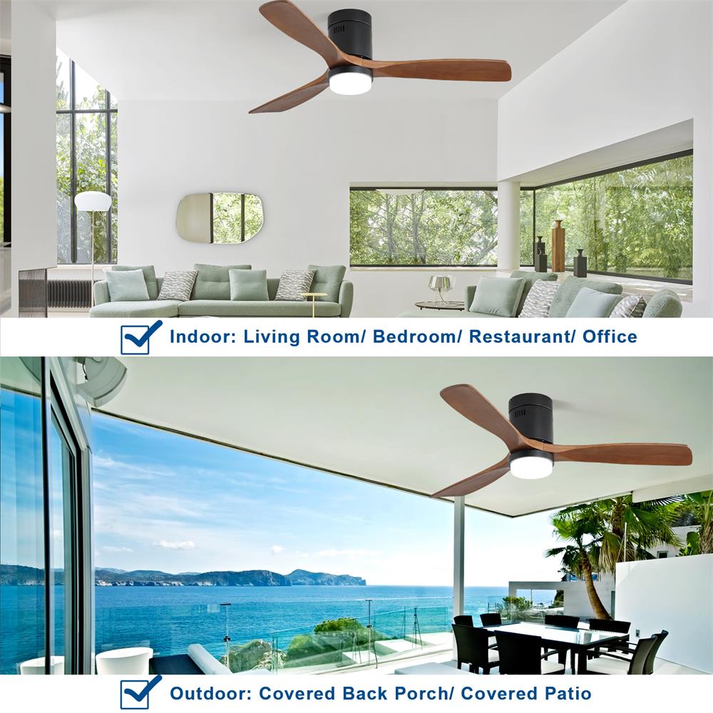 Sofucor LW-52144-BK-HTM Ceiling-Fans - View #3