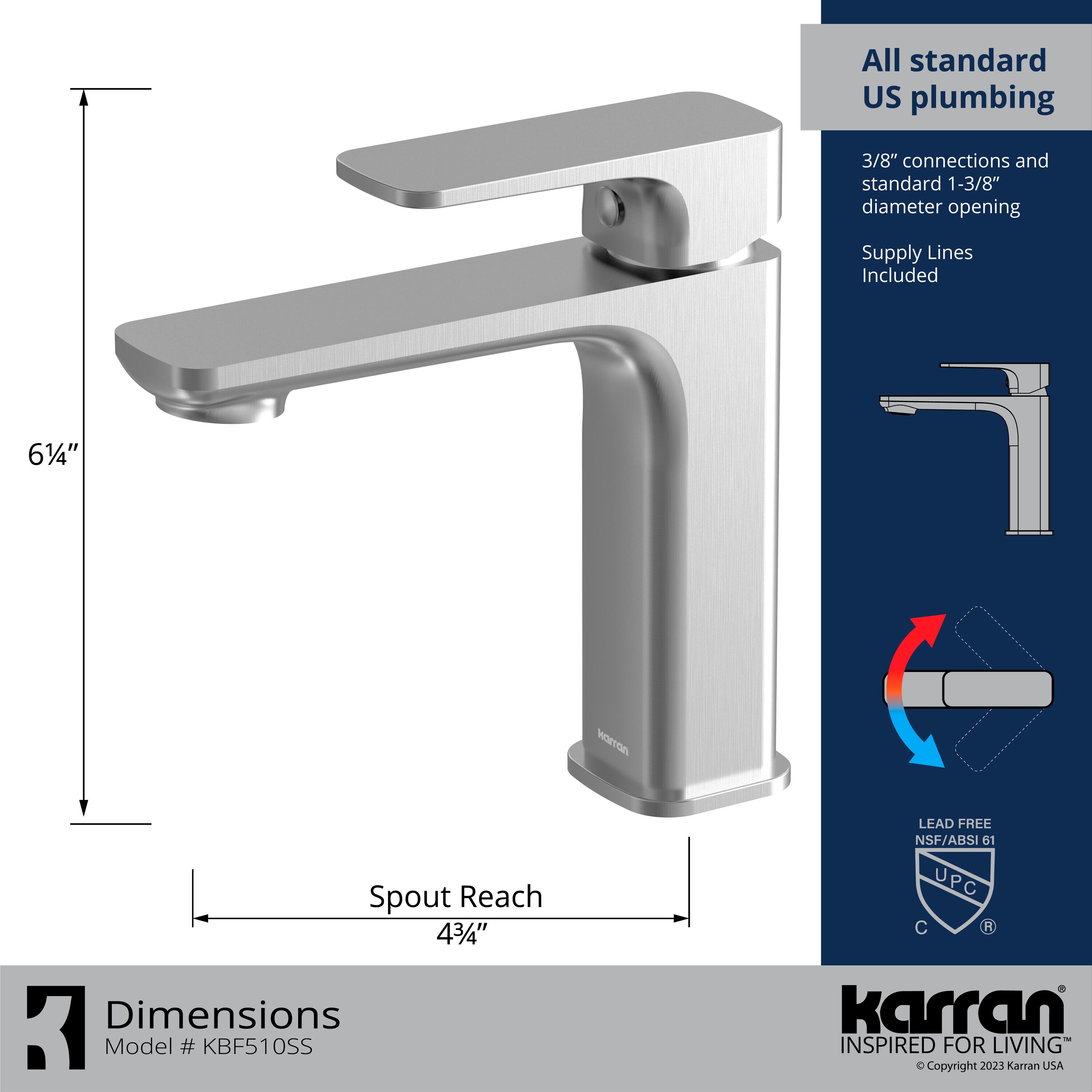 Karran KBF510SS Lavatory-Faucets - View #5