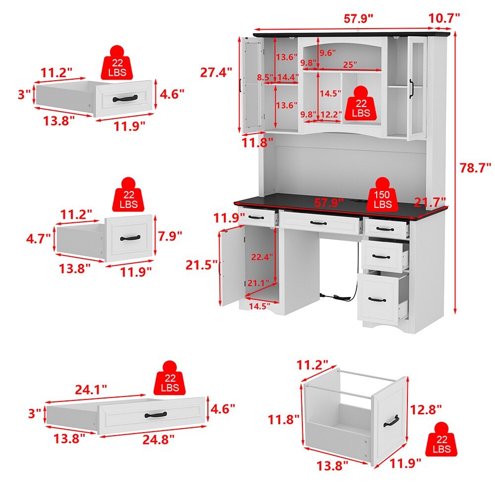 Homsee V-KF330167-01-AB desks - View #20