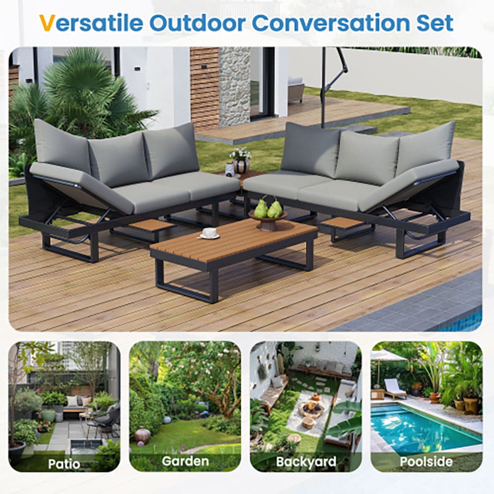 GZMR GZ-OUGO207REE Patio-Conversation-Sets - View #9