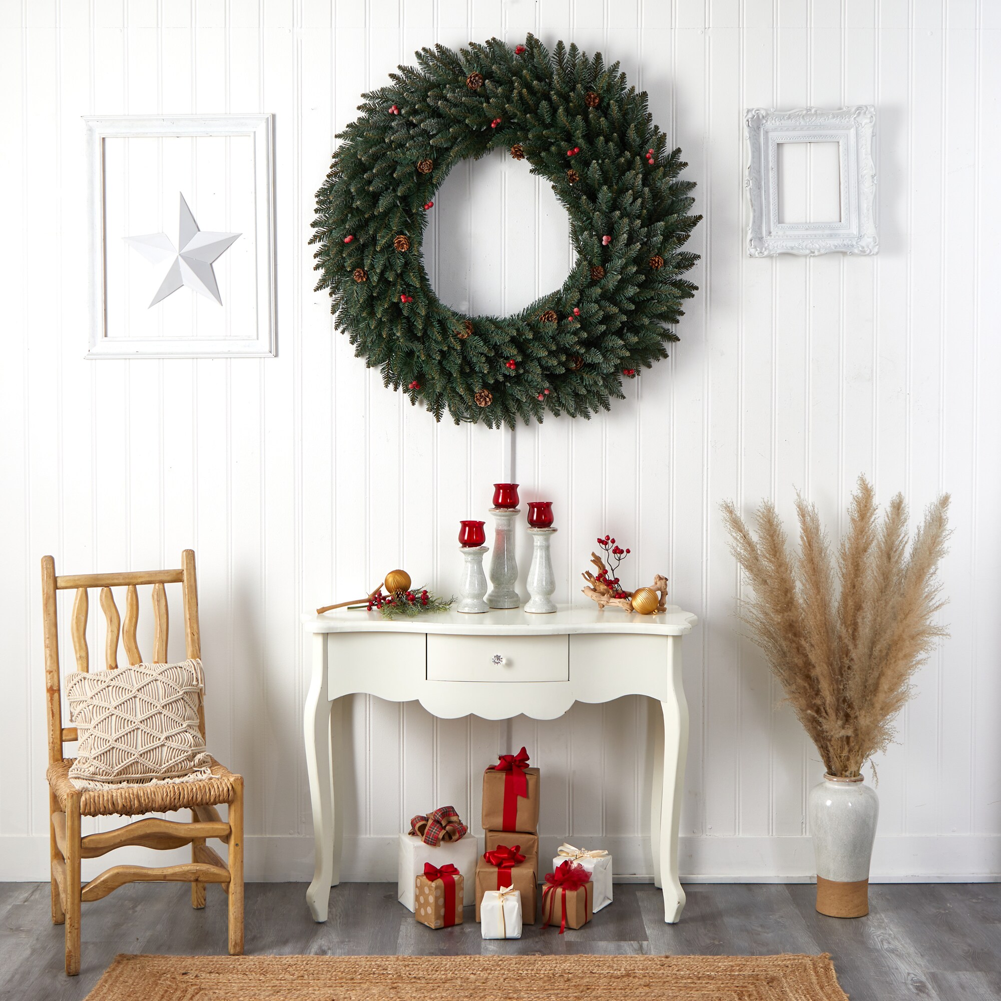 Nearly Natural W1286 Artificial-Christmas-Wreaths - View #10