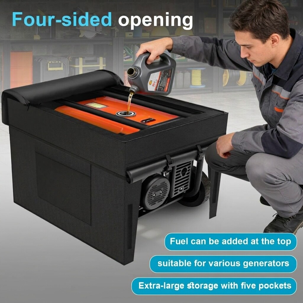 ITOPFOX generator cover waterproof all weather 32 x 25 x 24 inch fits ...