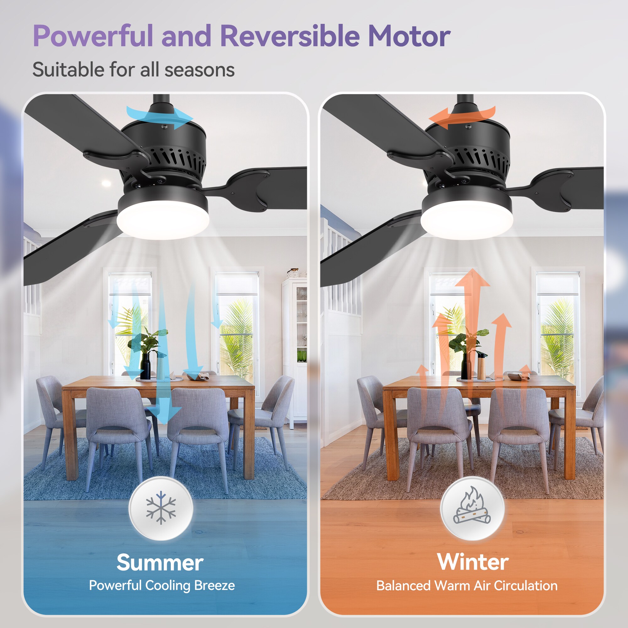 Breezary BZ23017-SN Ceiling-Fans - View #5