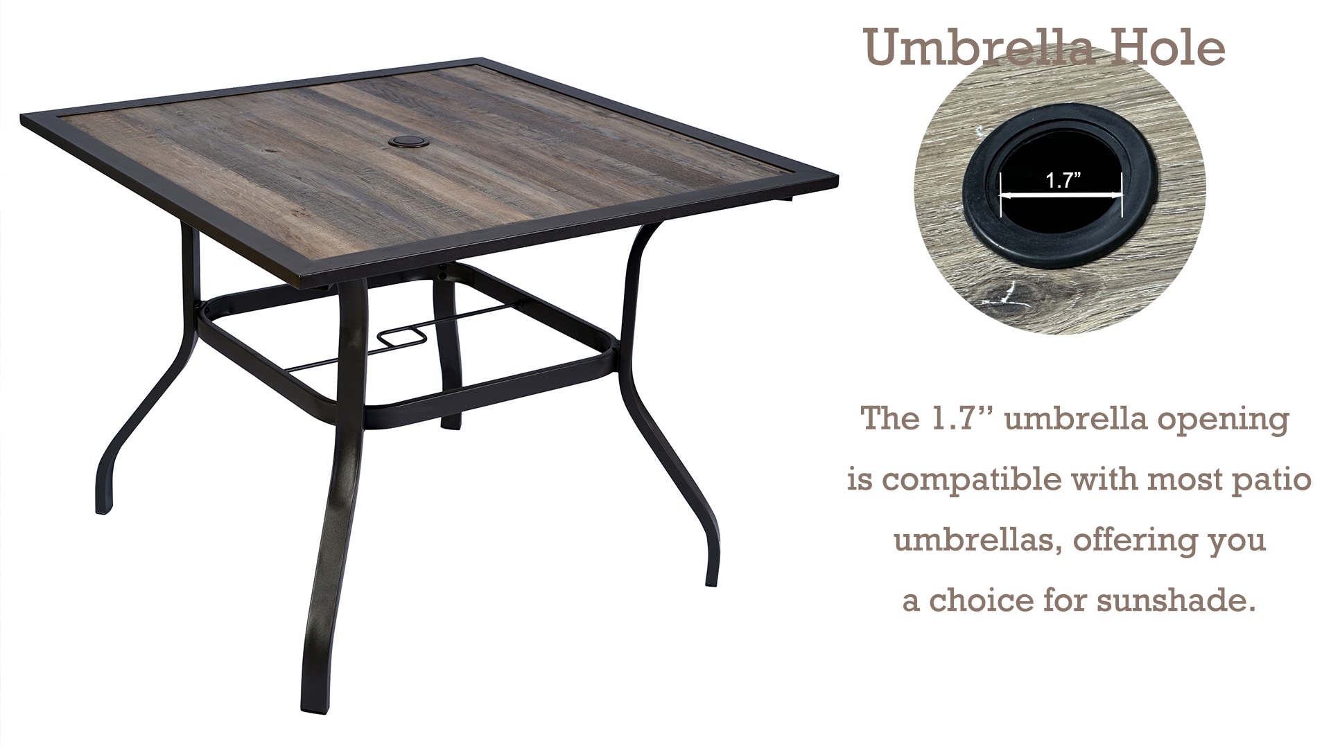 Kozyard KZT194BLK Patio-Tables - View #3