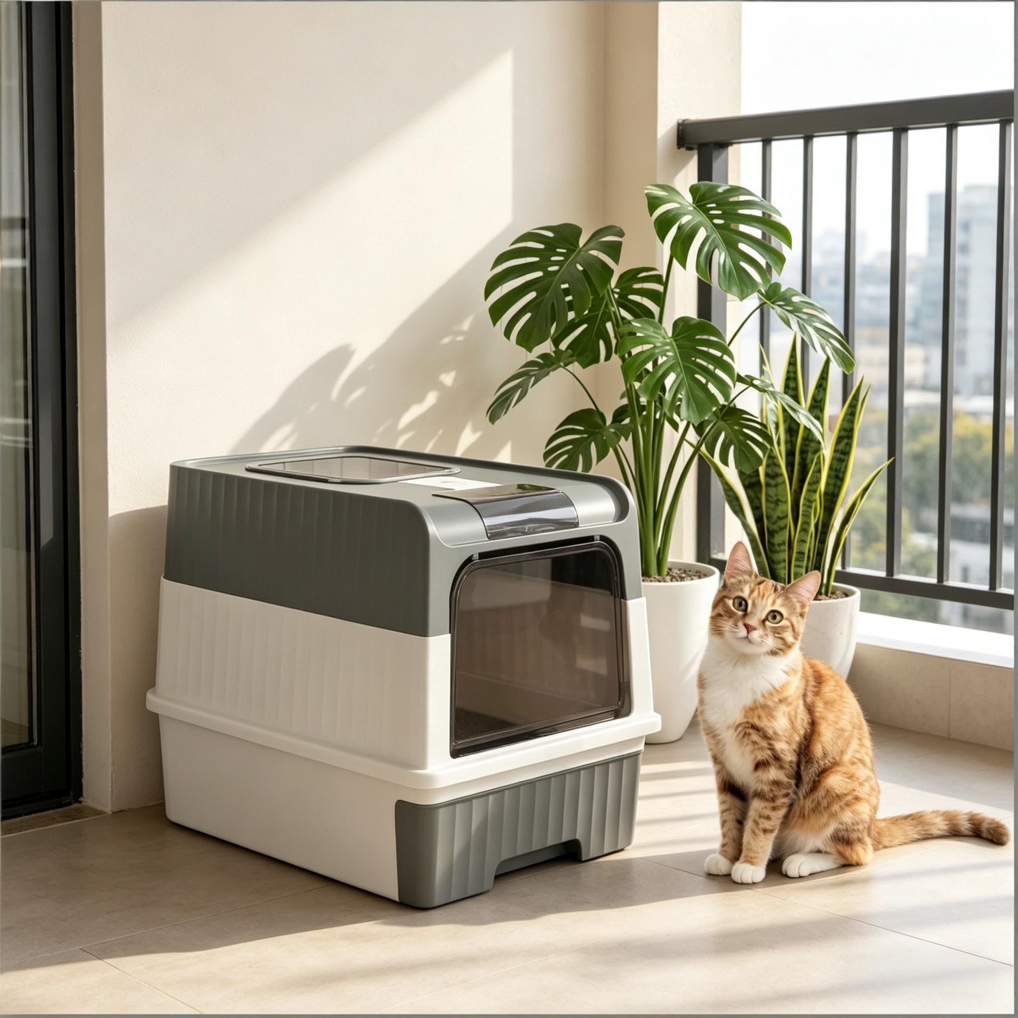 Tinyhomie LW-JA-P500180T3971 Cat-Litter-Box - View #4