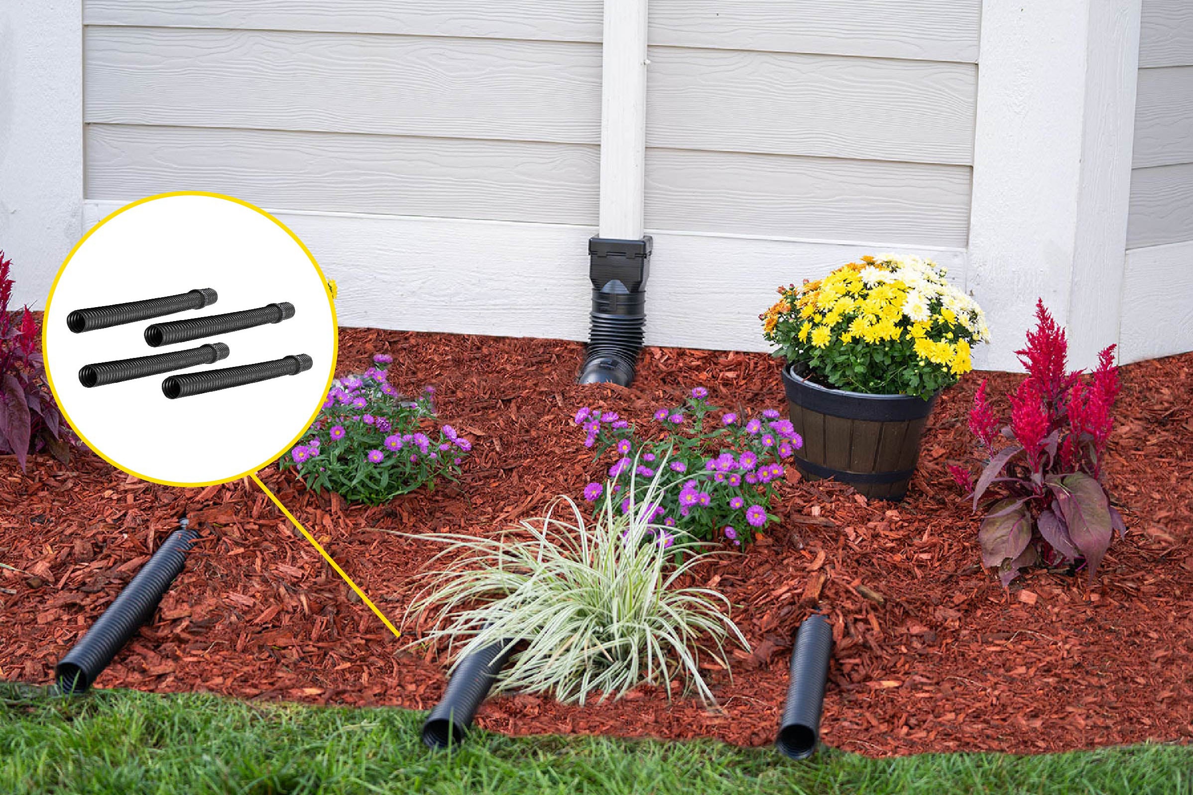 Spectra TFLXEXT Downspout-Components - View #2