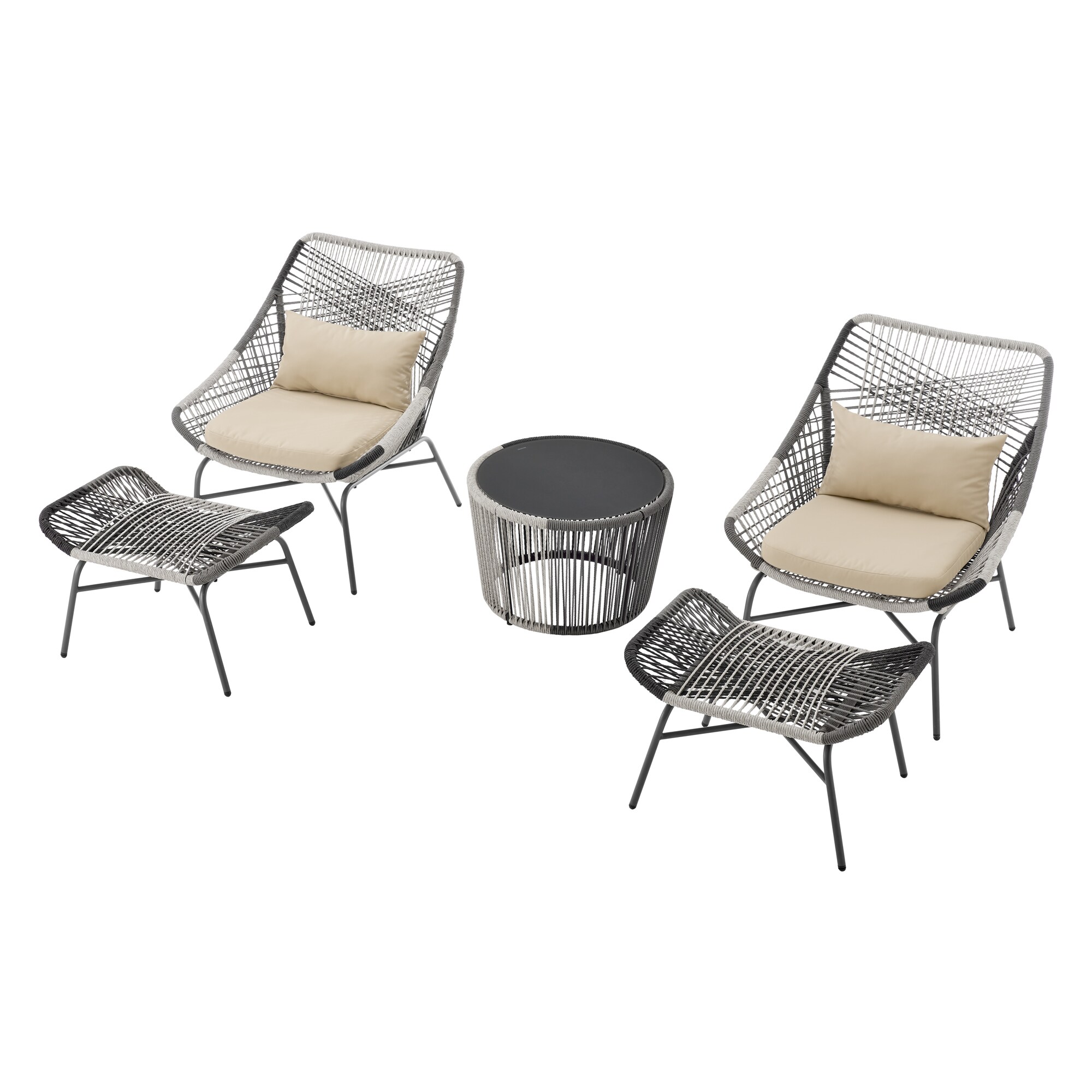 Manhattan Comfort OD-CV023-CR Patio-Conversation-Sets - View #7