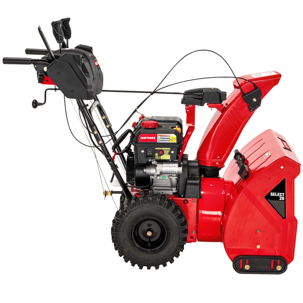 CRAFTSMAN Select 26-in 243-cc Two-stage Self-propelled Gas Snow Blower ...