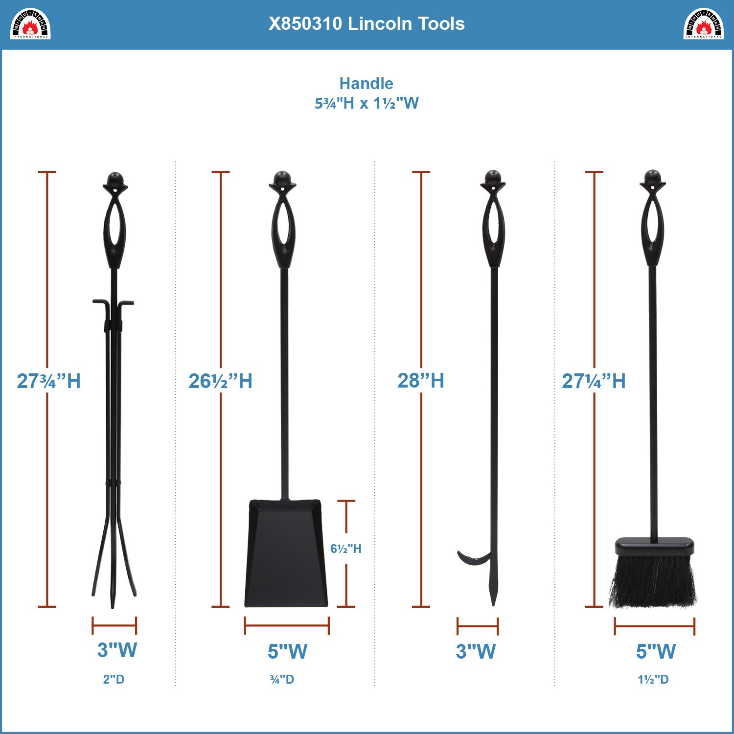 Minuteman International X850310 Fireplace-Tools - View #2