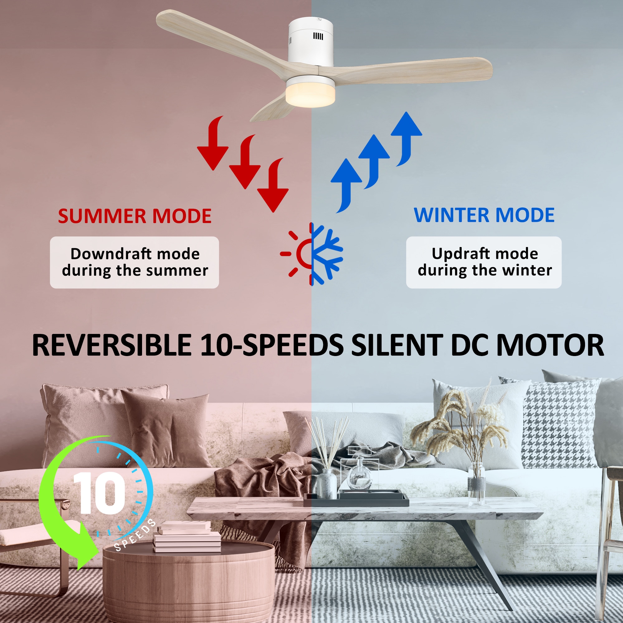 CARRO USA LS523P3-L12-WM1-1-FM Ceiling-Fans - View #5