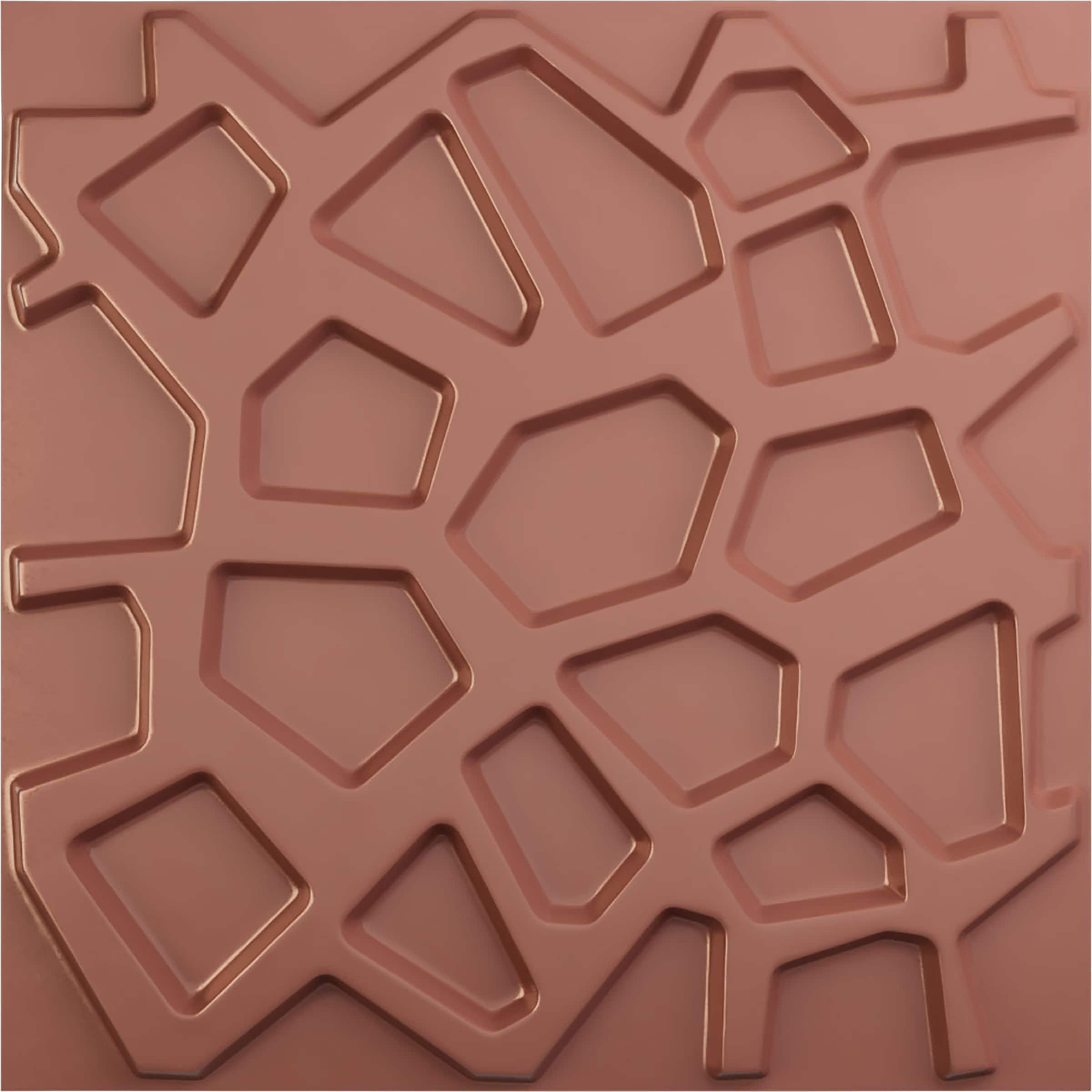 Ekena Millwork WP20X20DUFCP 19-5/8-in x 19-5/8-in Embossed Paintable/Stainable Pink PVC Wall Panel ( 2.67-sq ft )