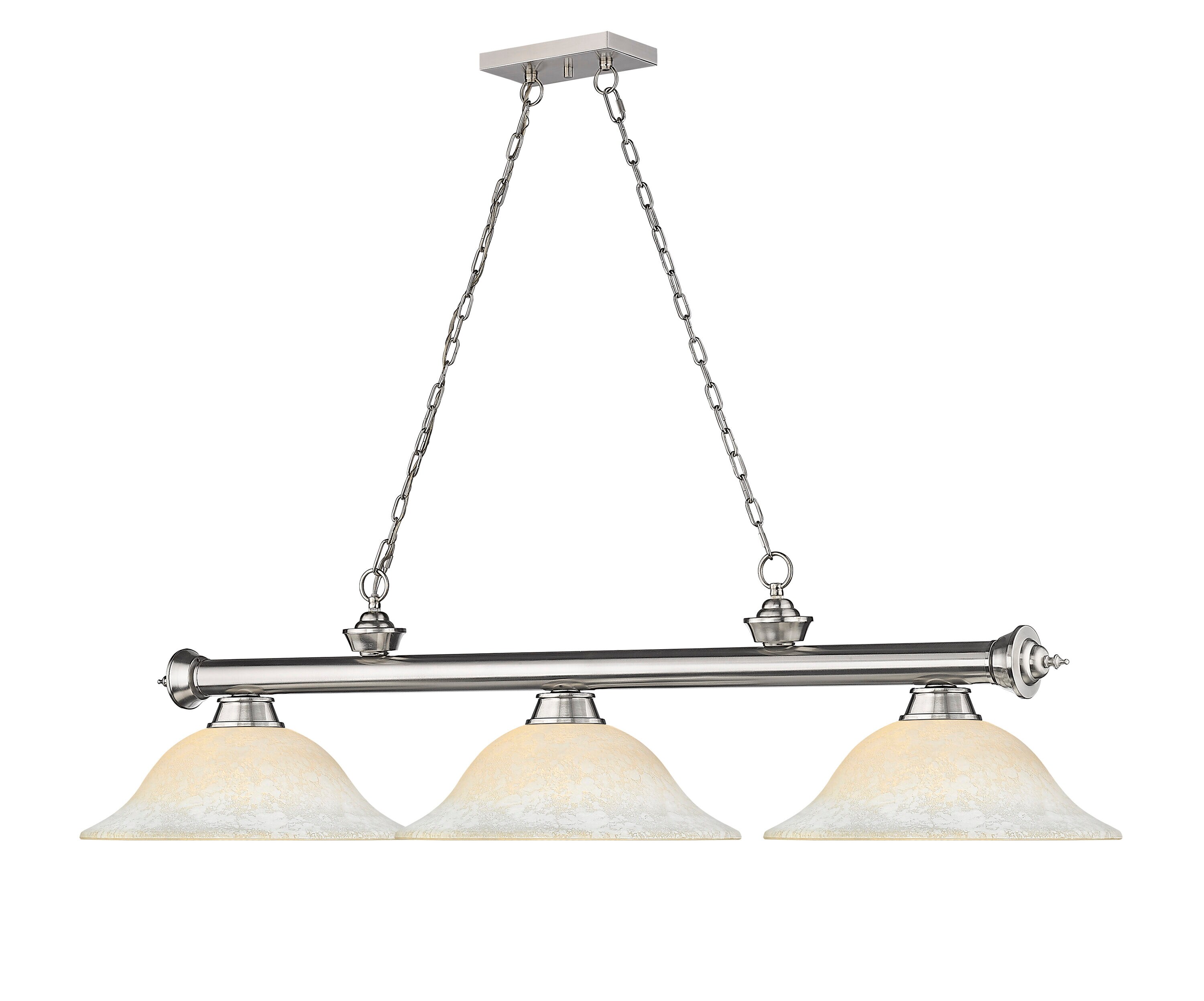専用てす Z-Lite Cordon Brushed Nickel Incandescent Medium base (E-26