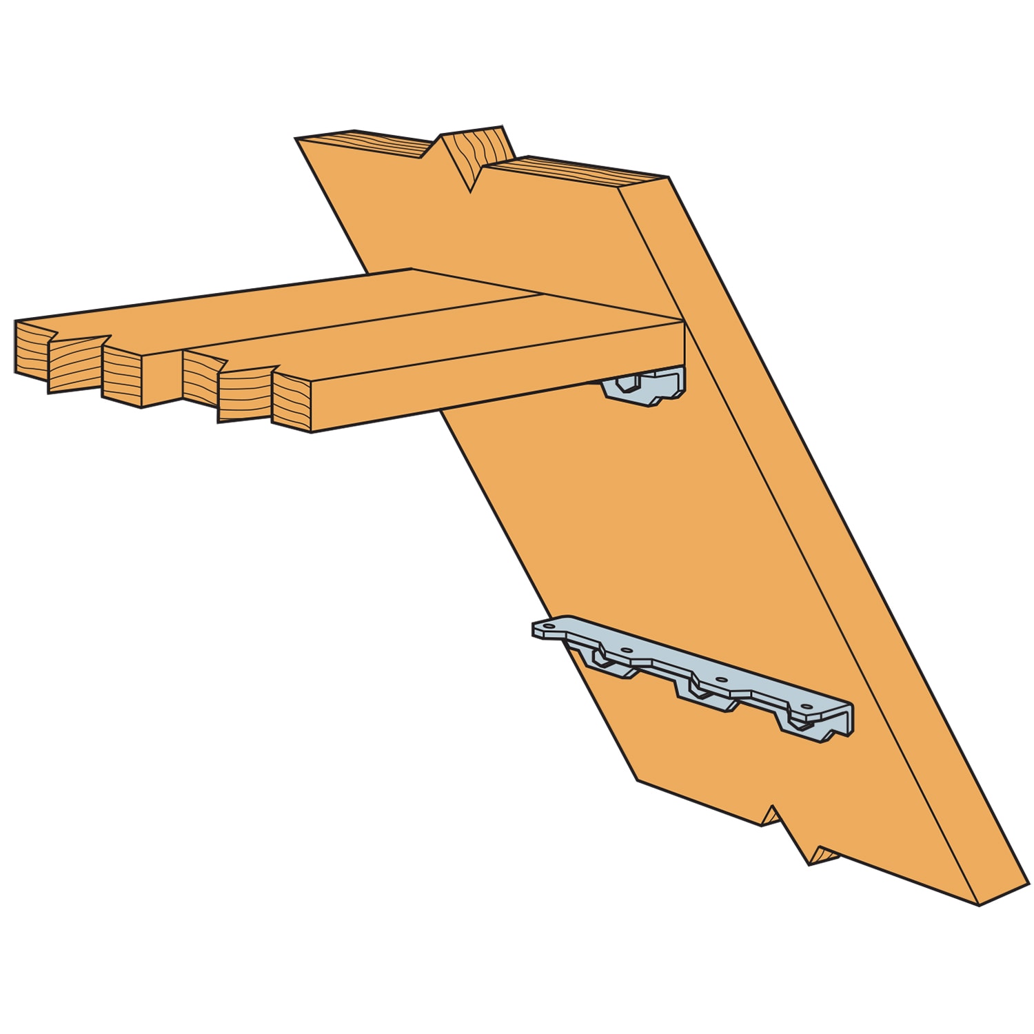 Simpson Strong-tie 1.5-in X 10.25-in X 1.5-in 12-gauge Galvanized Steel 