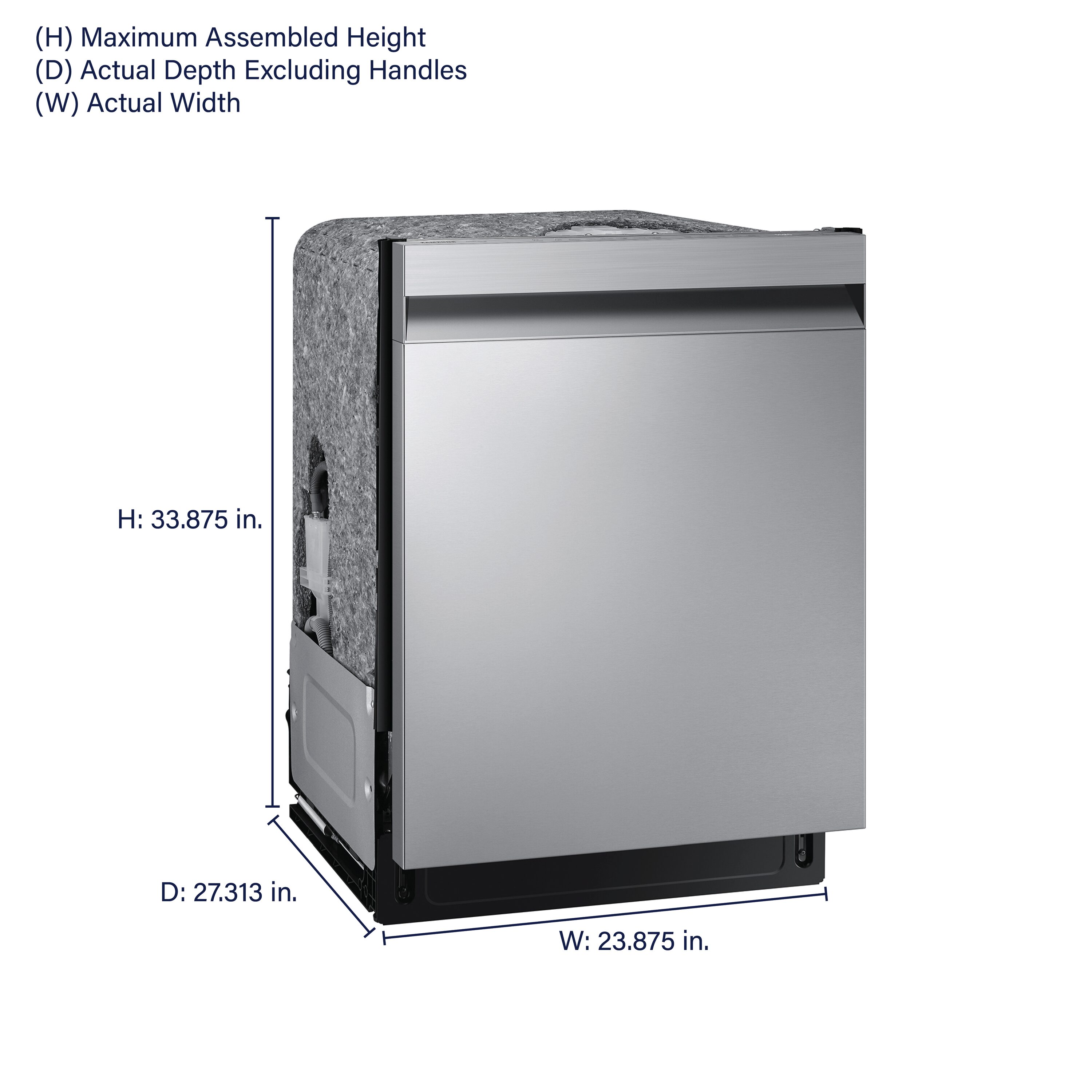 Samsung DW80CG5020SR Builtin-Dish - View #3