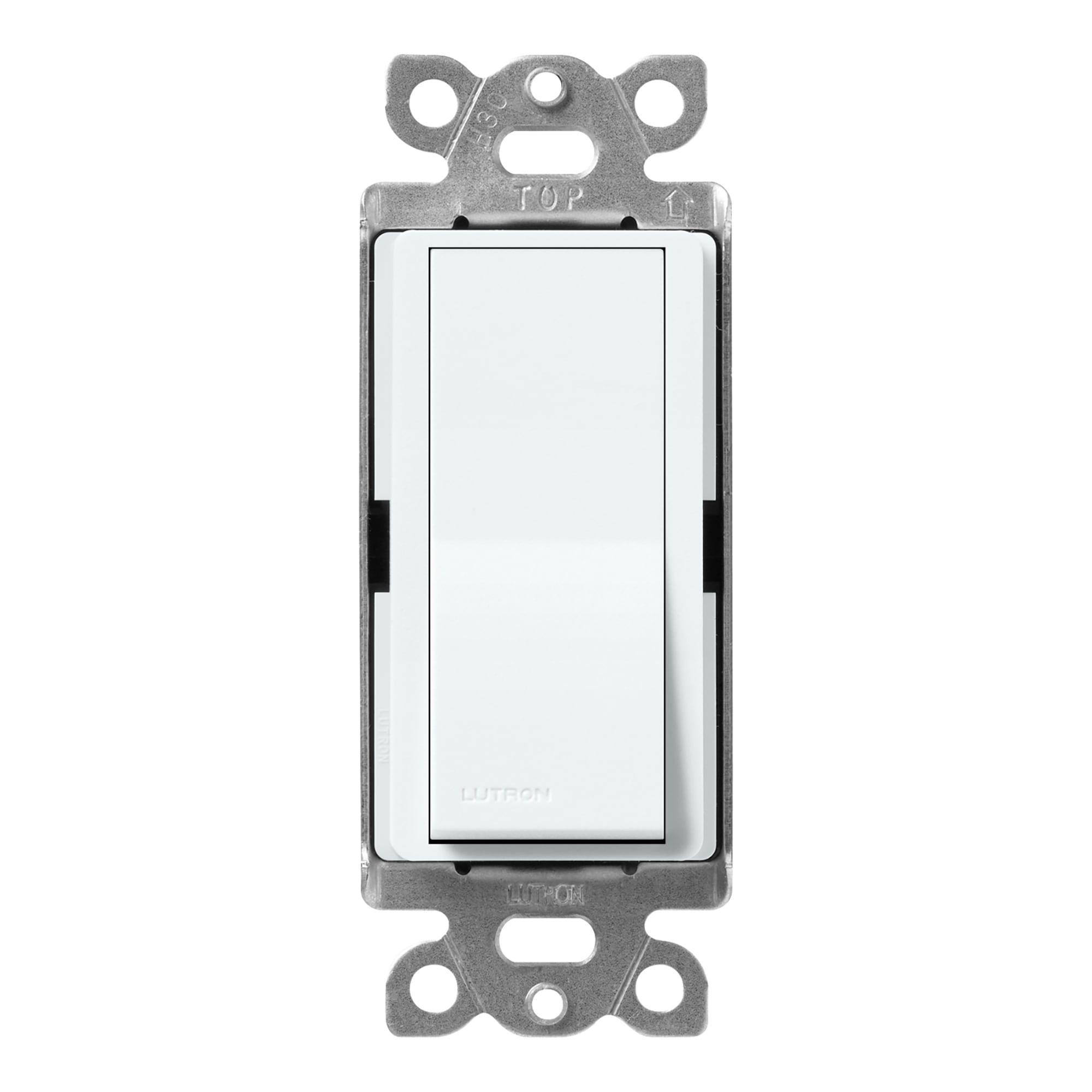 Lutron SC-4PS-GL Claro 15-amp 4-way Rocker Master Light Switch , Glacier White