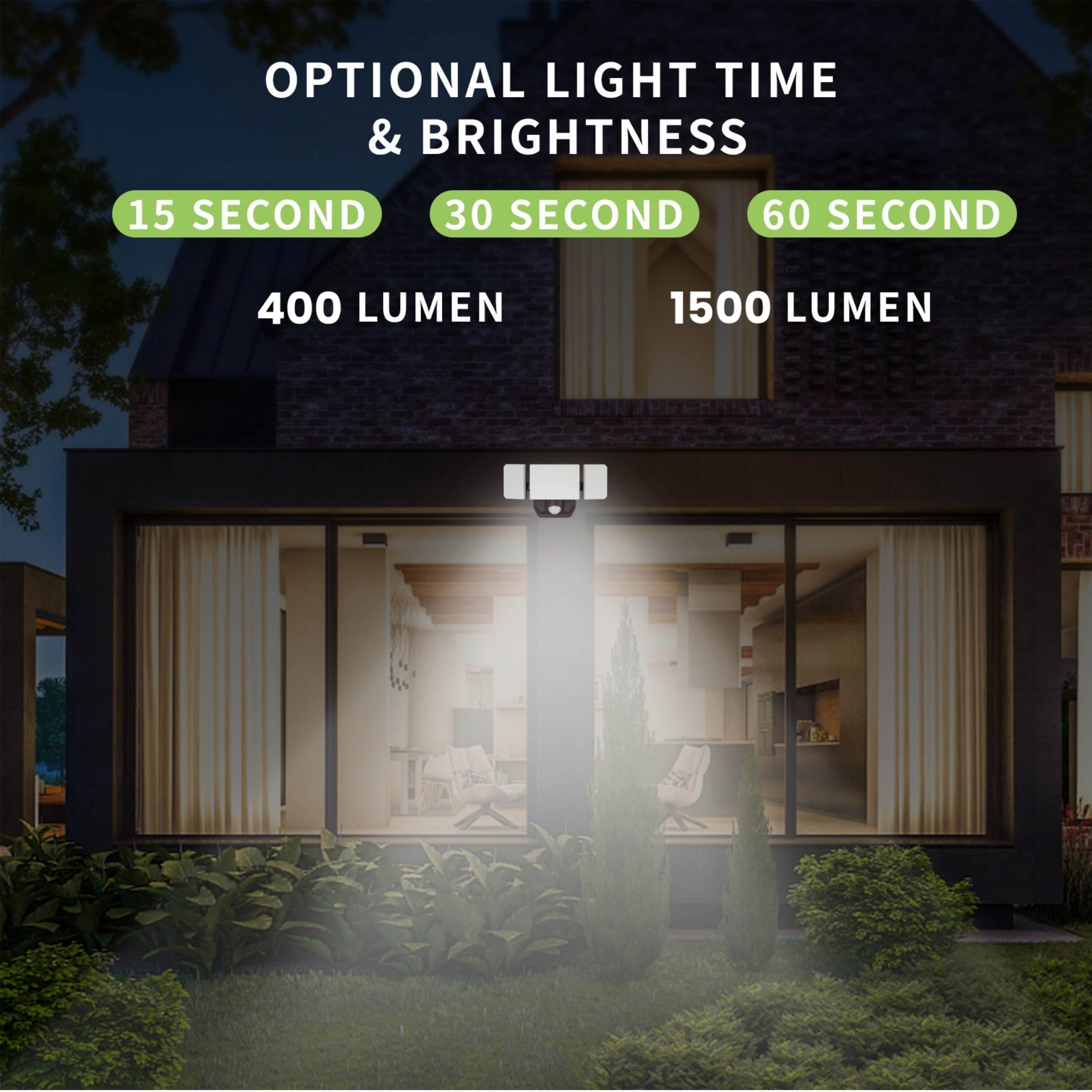 Pinegreen Lighting CL-BSLM1500-BZ Motion-Activated-Floodlights - View #5