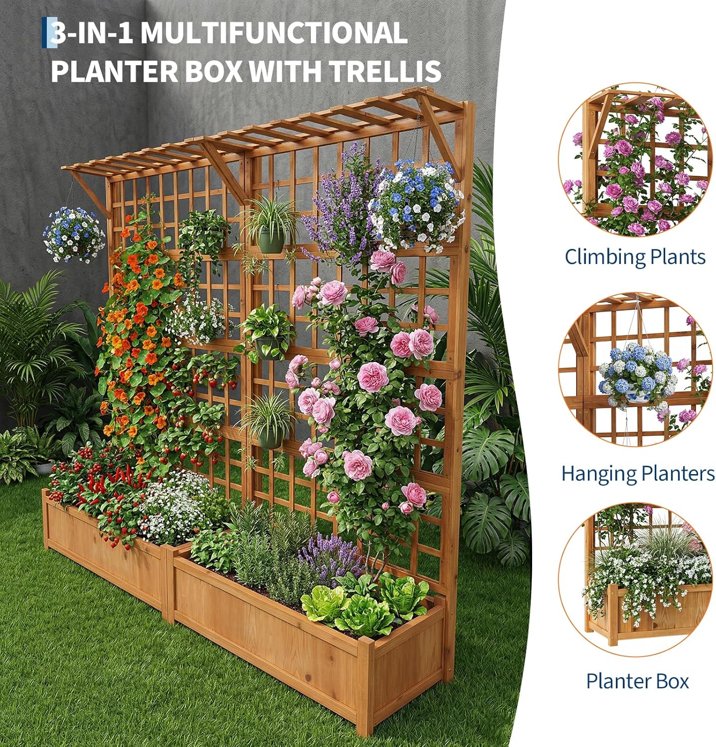 GAOMON CQC-JCXAEA-ZD71 Raised-Garden-Beds - View #4