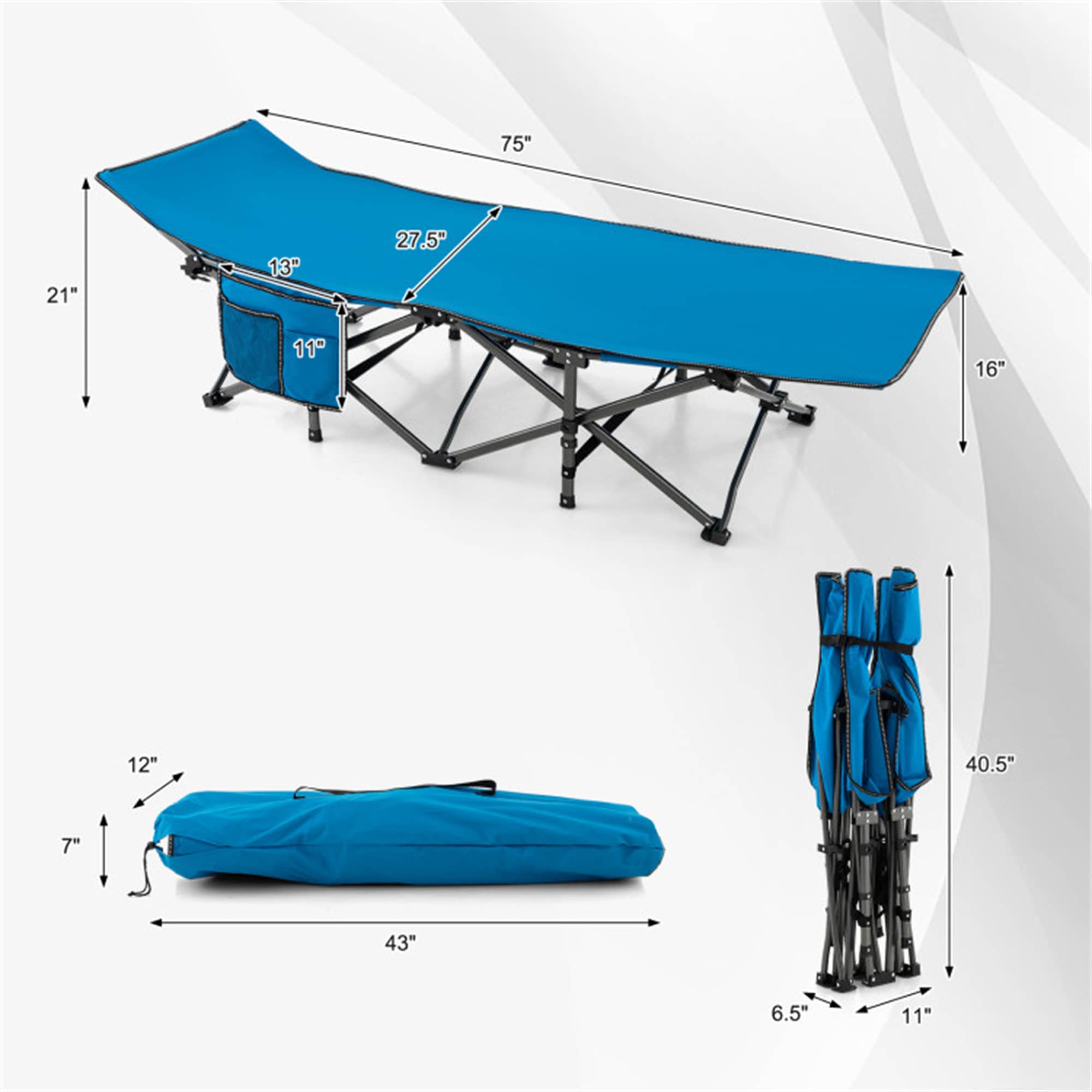 BABOOM BOM-10890BL-CO Beach-Camping-Chairs - View #5