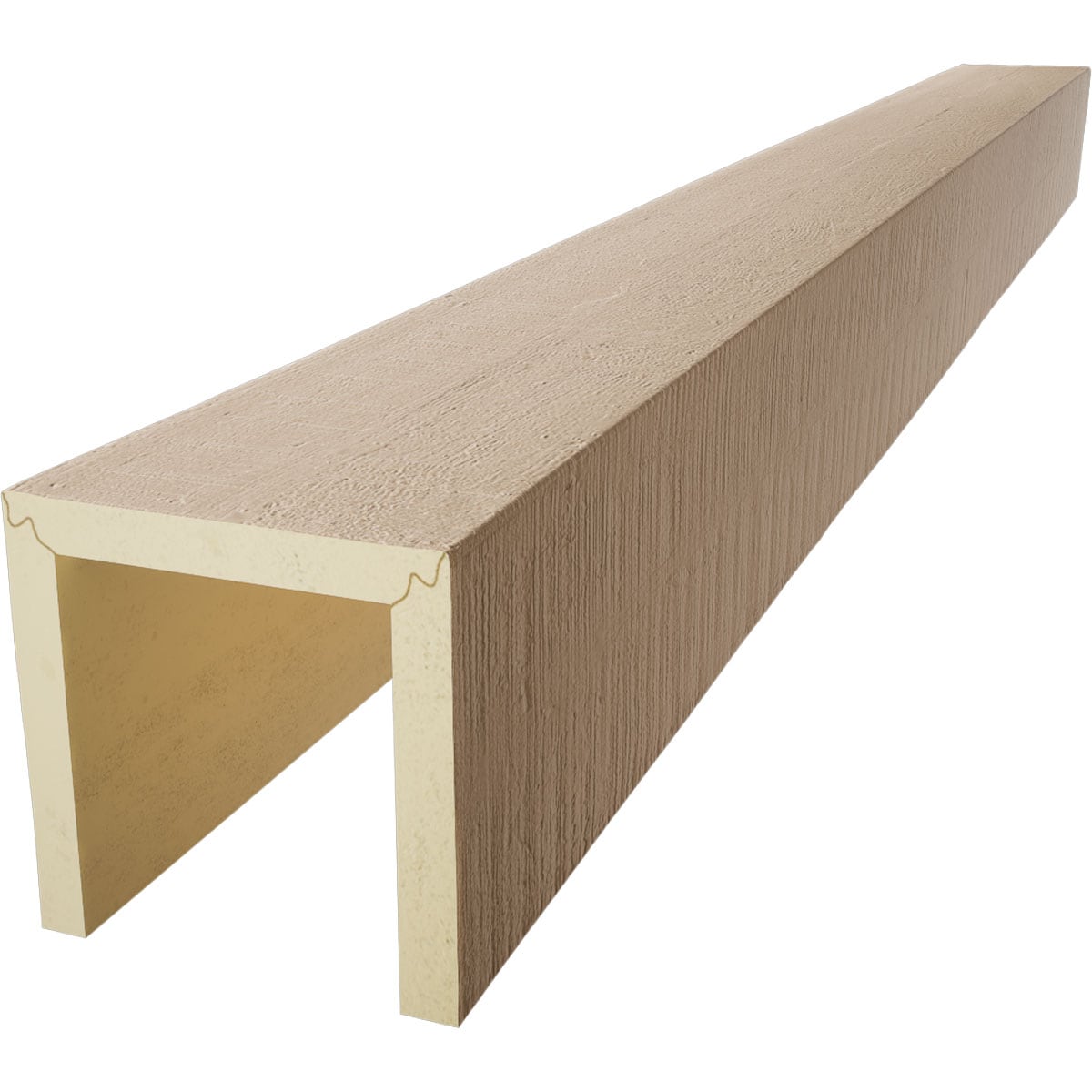Ekena Millwork BMRC3C0080X040X120UN Faux-Beams - View #5