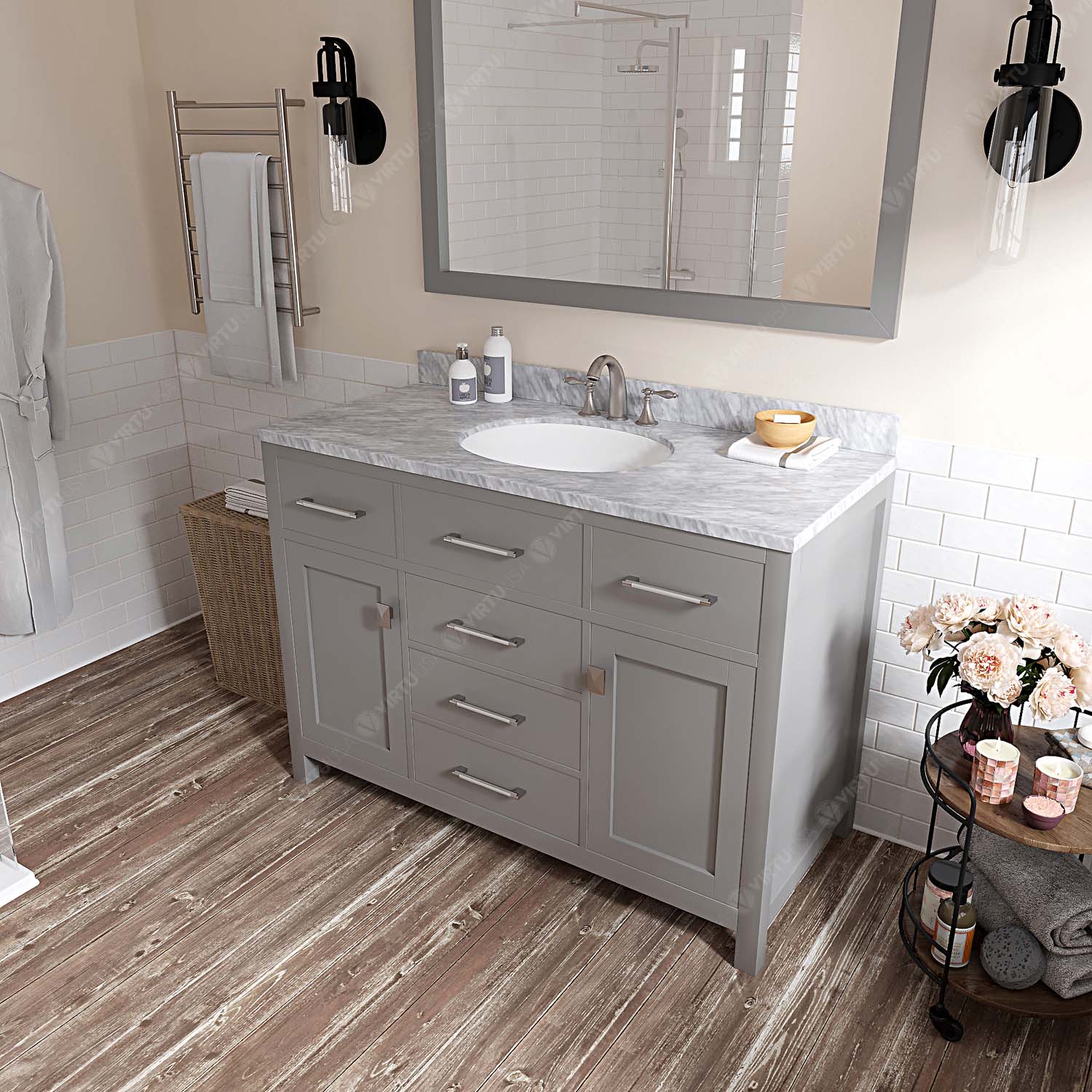 Virtu USA MS-2048-WMRO-GR-NM Bath-Vanity-Combo - View #3
