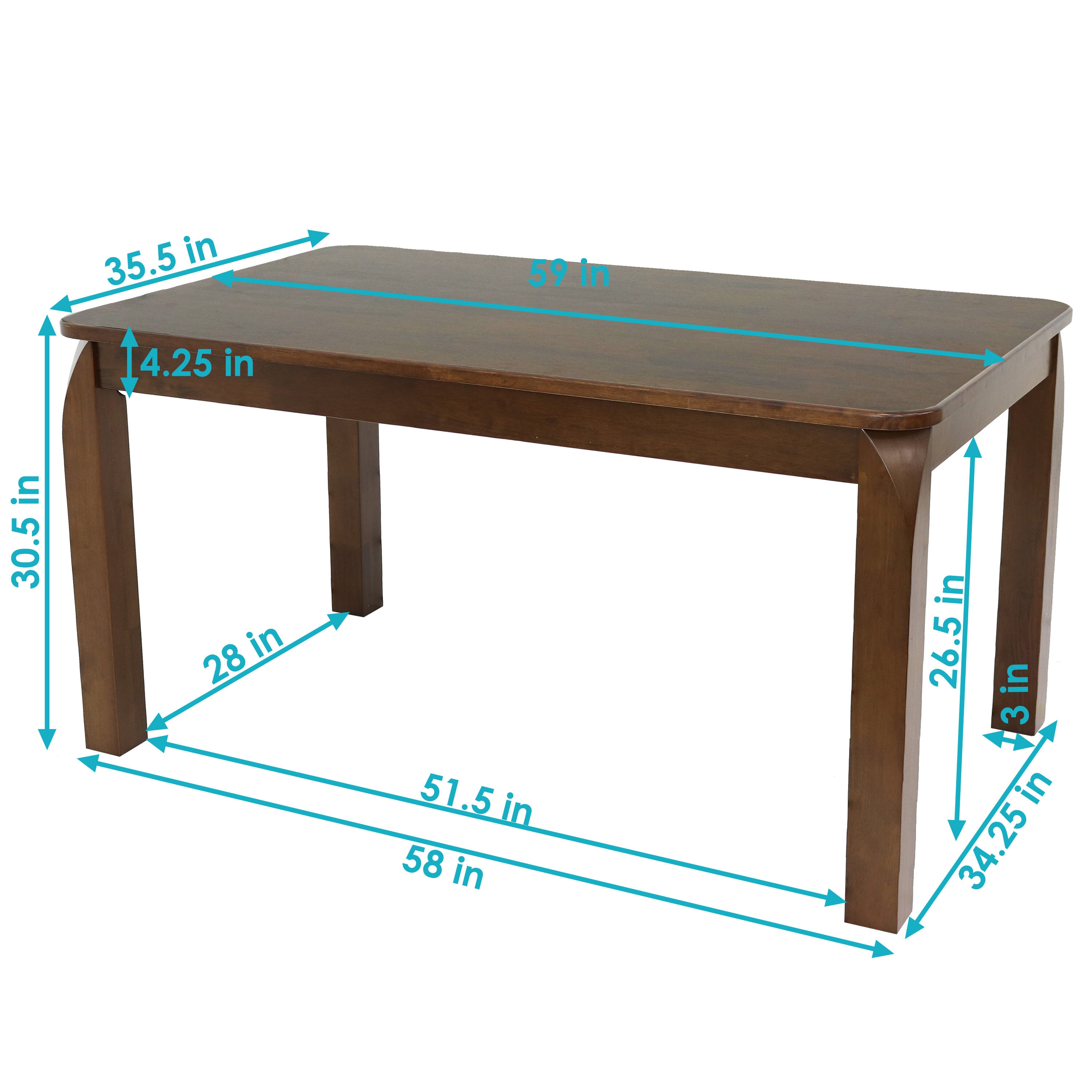 Sunnydaze Decor BWD-818 Dining-Tables - View #4