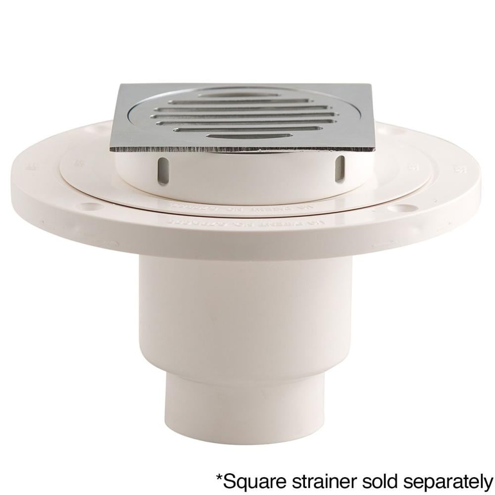 Wondercap 2-in White Tile shower drain in the Shower Drains department ...