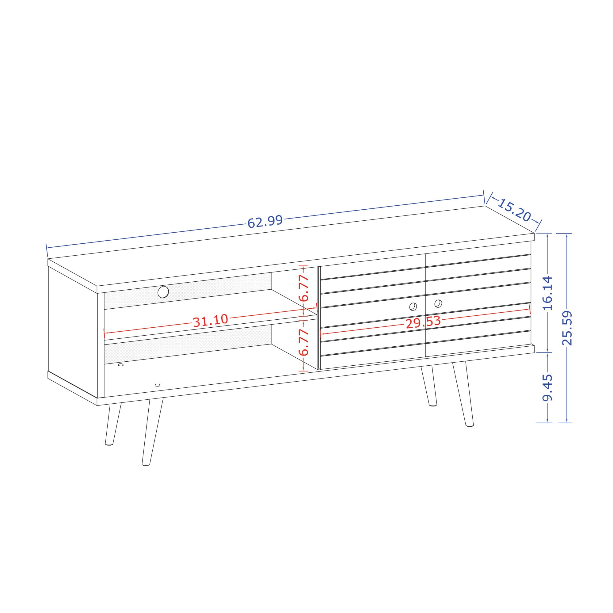 Manhattan Comfort 201AMC94 Tv-Stands - View #3