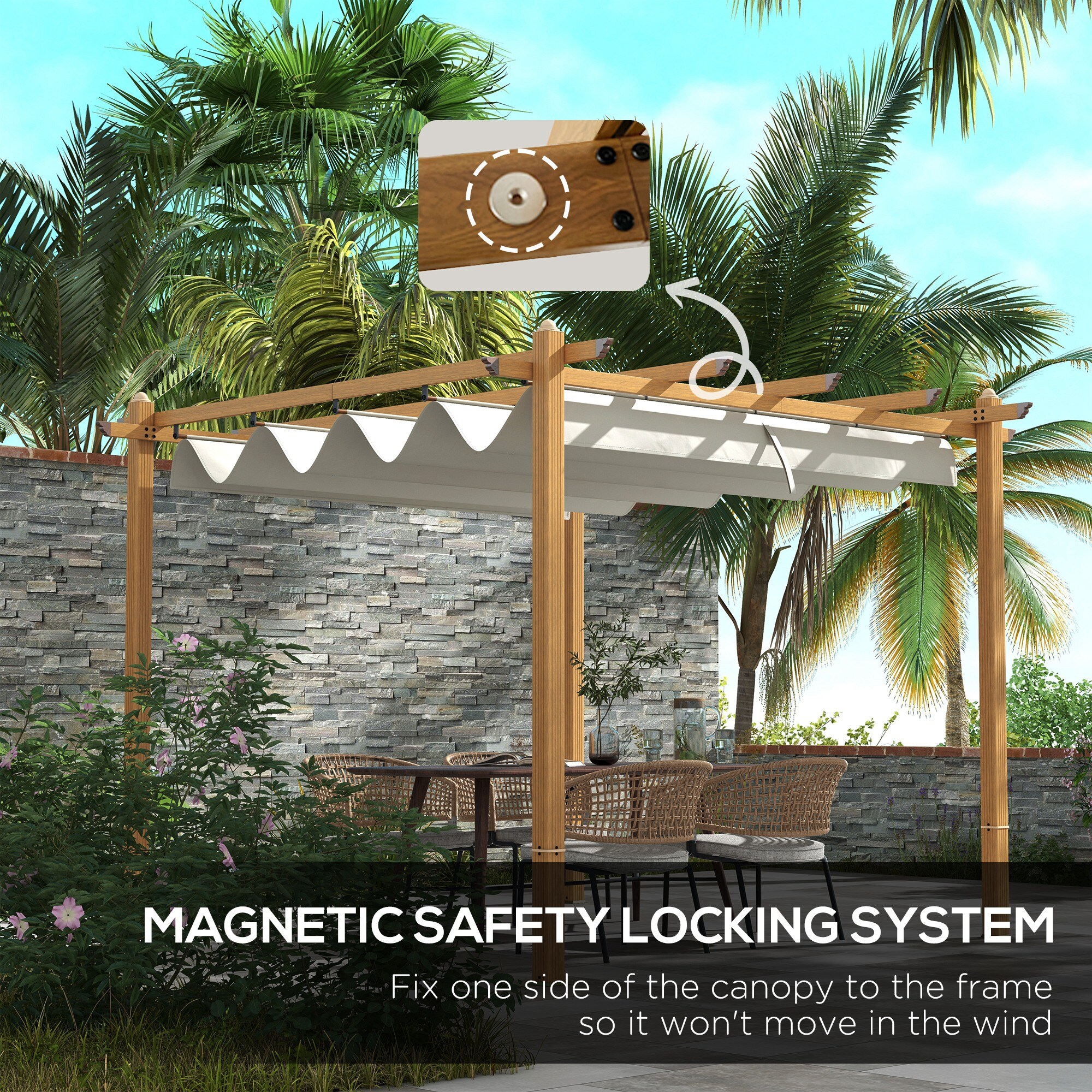 Outsunny 84C-472V00ND Pergolas-2 - View #6