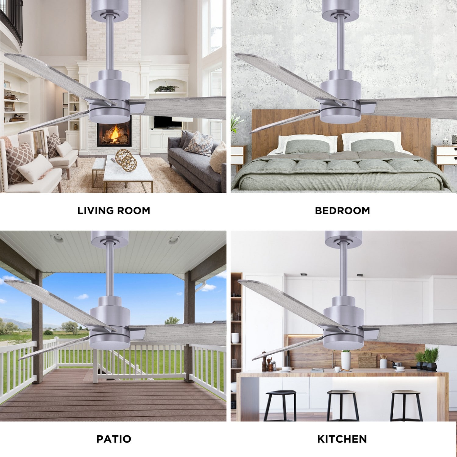 Matthews Fan Company AK-BN-BW-56 Ceiling-Fans - View #8