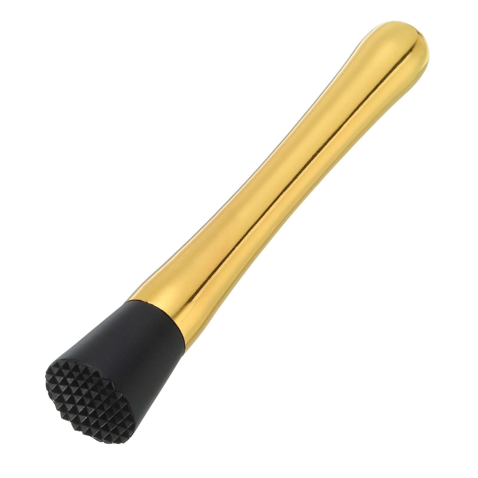 Unique Bargains 8inch Stainless Steel Muddler for Cocktail Bar Drink Muddler Bar Tool for Mixing Fruit Drinks Cocktails Gold #S26042700UX8674