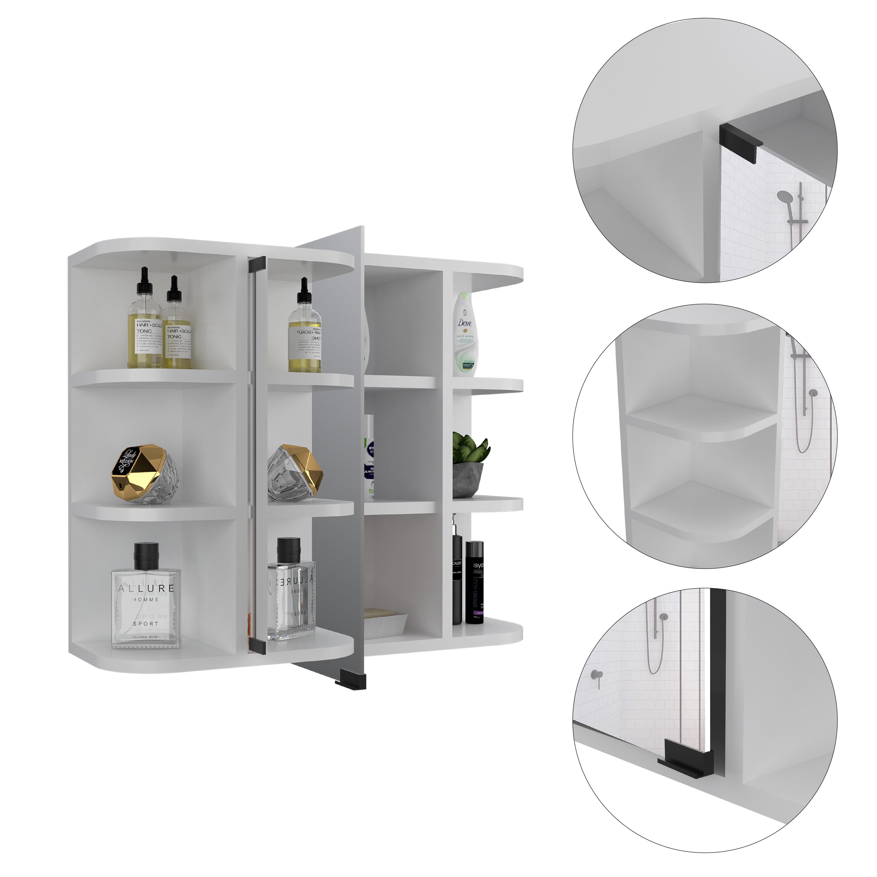 Tatayosi JL-091958 Bathroom-Medicine-Cabinets - View #3
